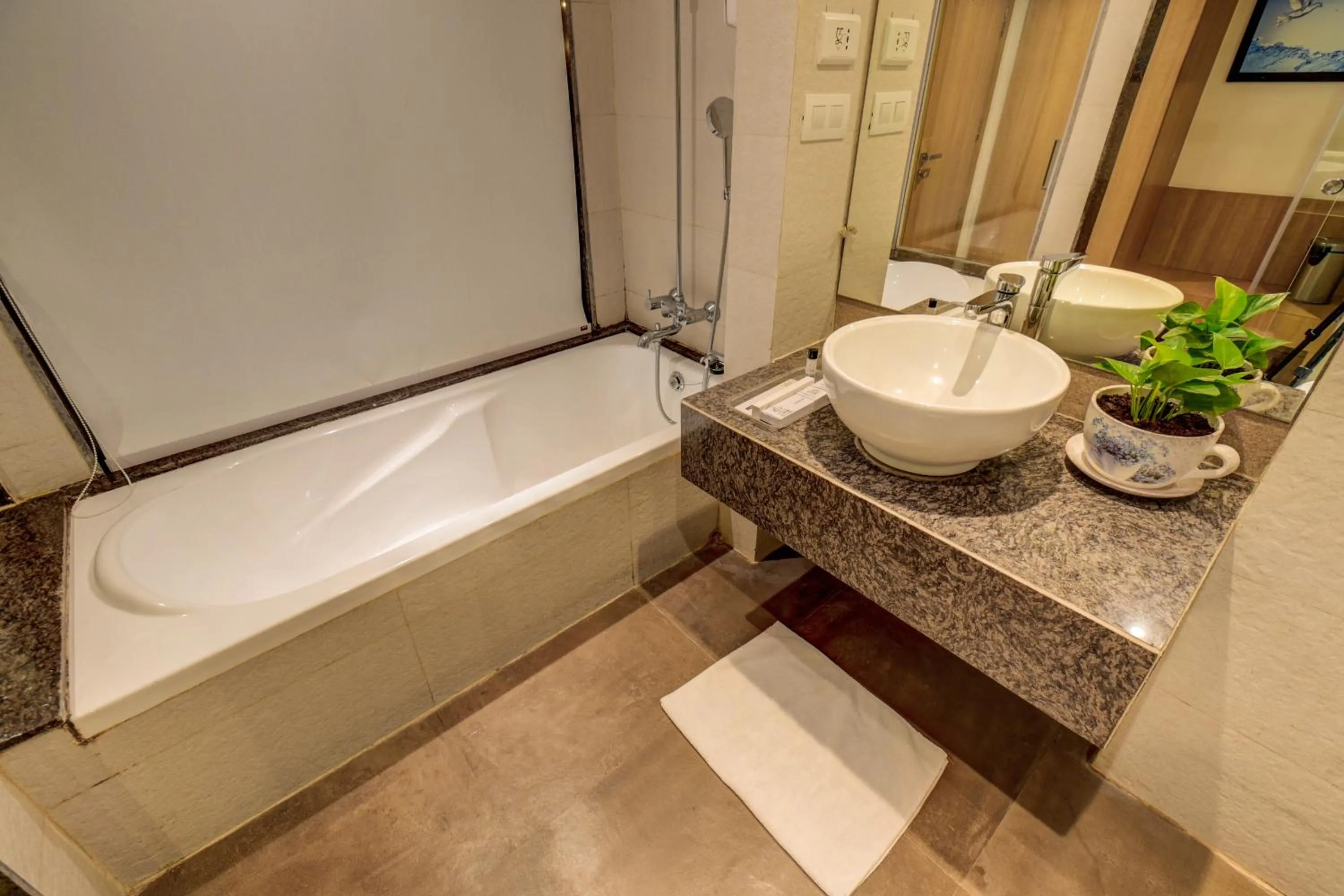 Bathroom in The SSK Solitaire Hotel & Banquets