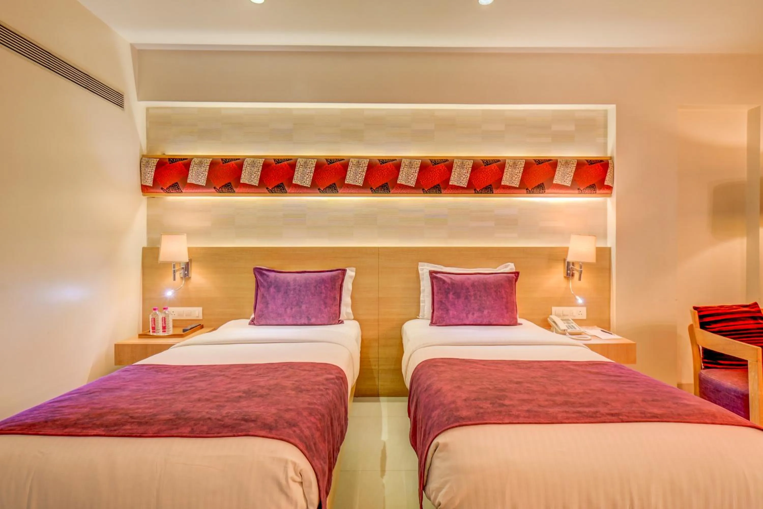 Bedroom, Bed in The SSK Solitaire Hotel & Banquets