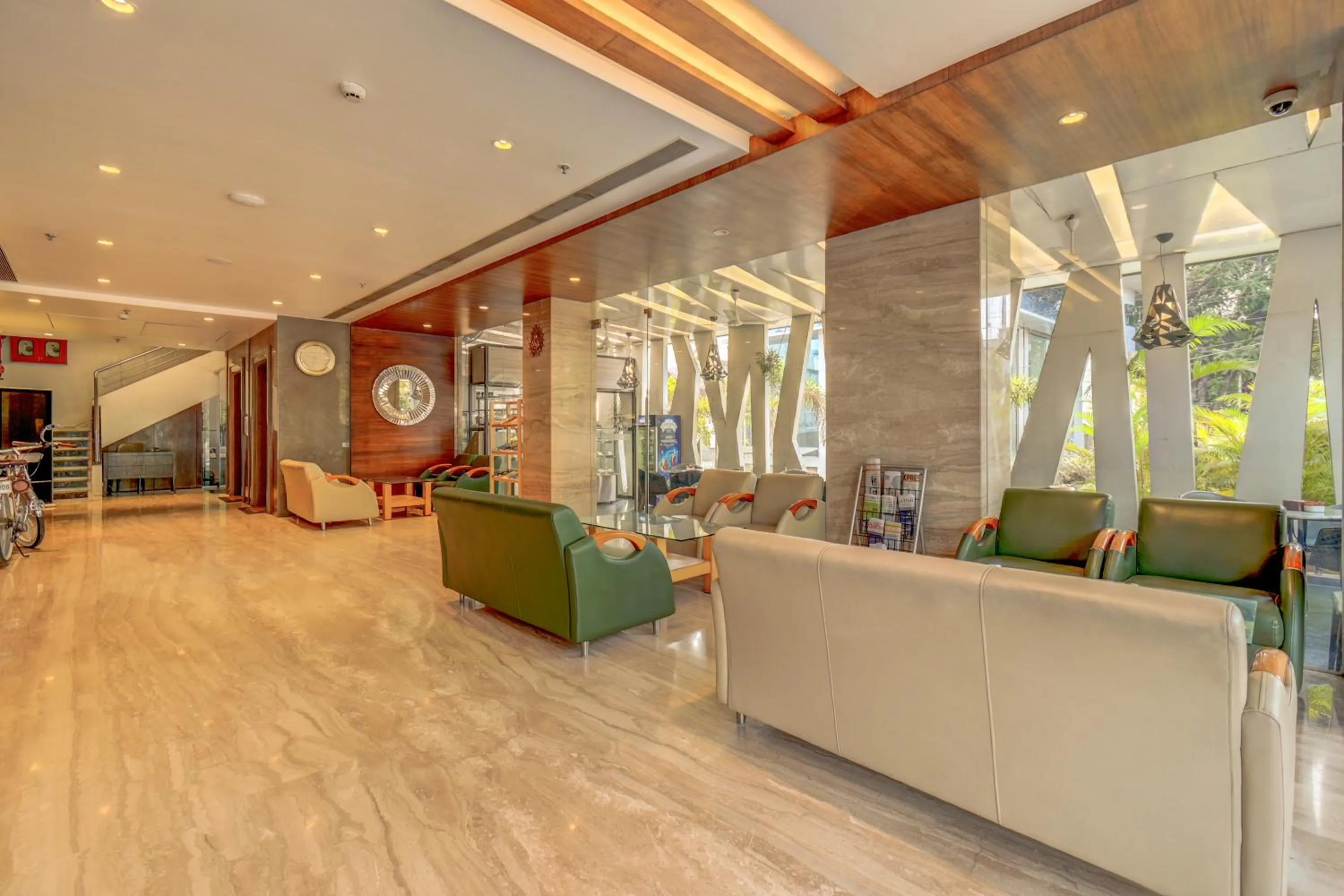 Seating area in The SSK Solitaire Hotel & Banquets