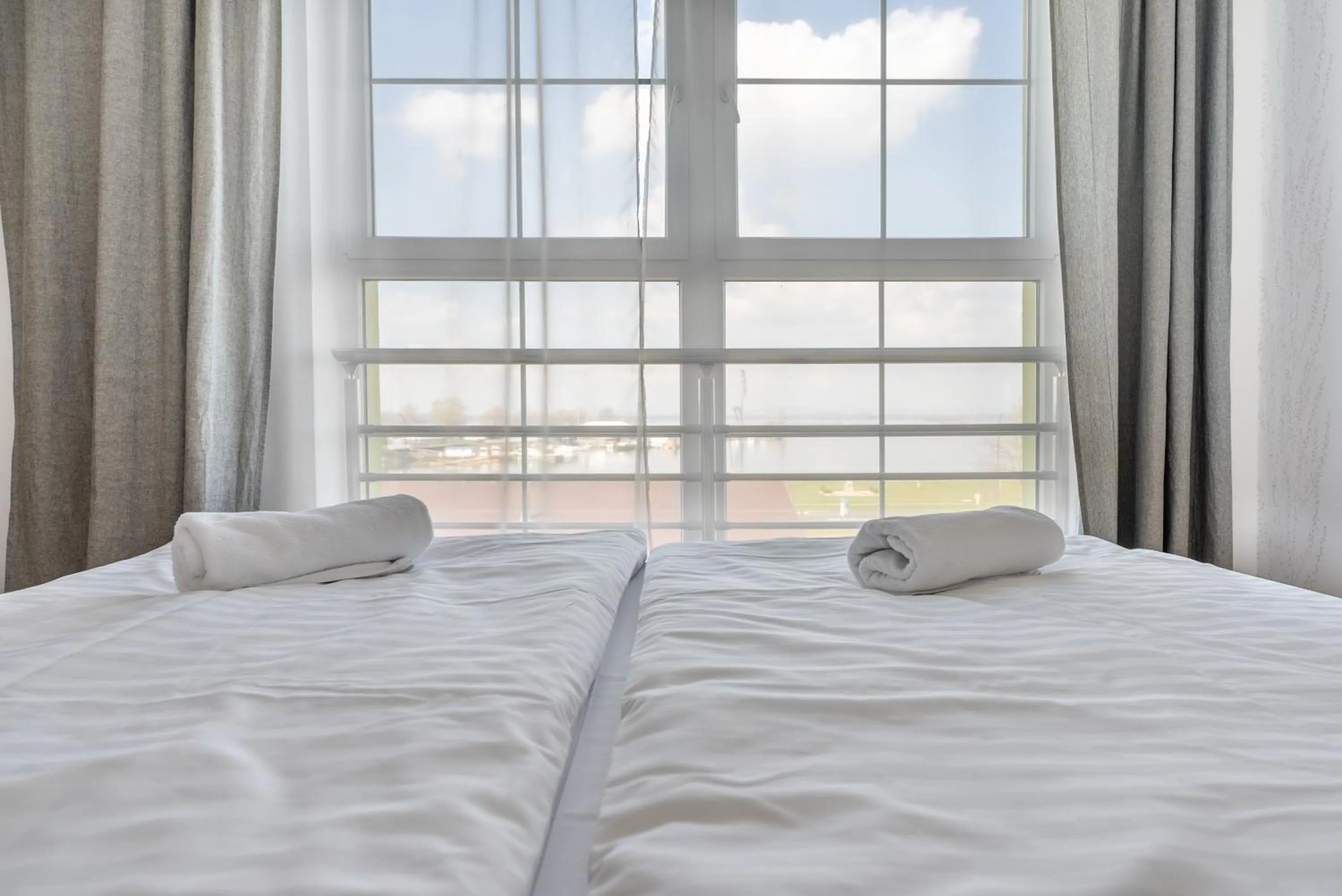 Bedroom, Bed in Hotel and Park Divoká Voda