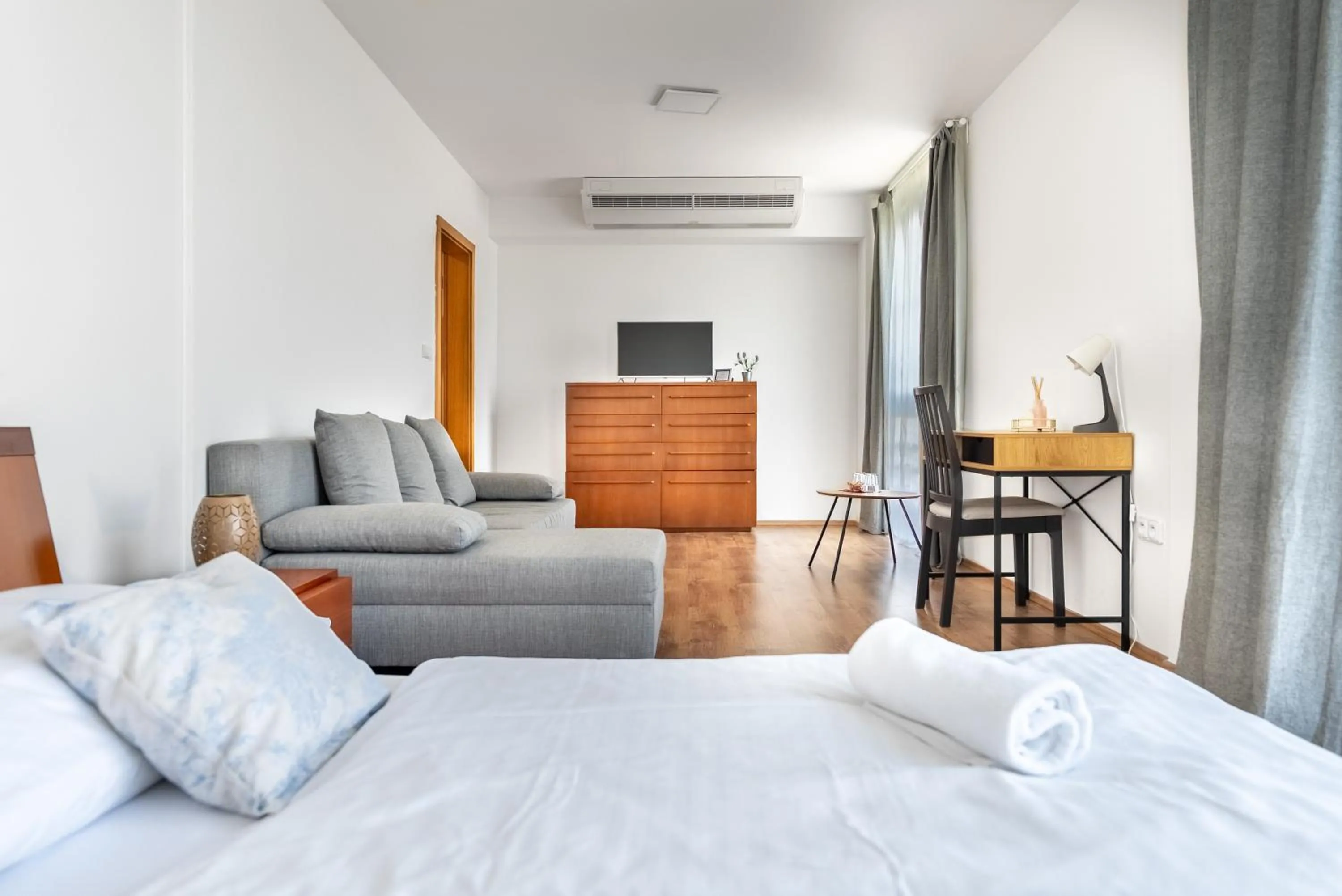 Photo of the whole room, Bed in Hotel and Park Divoká Voda