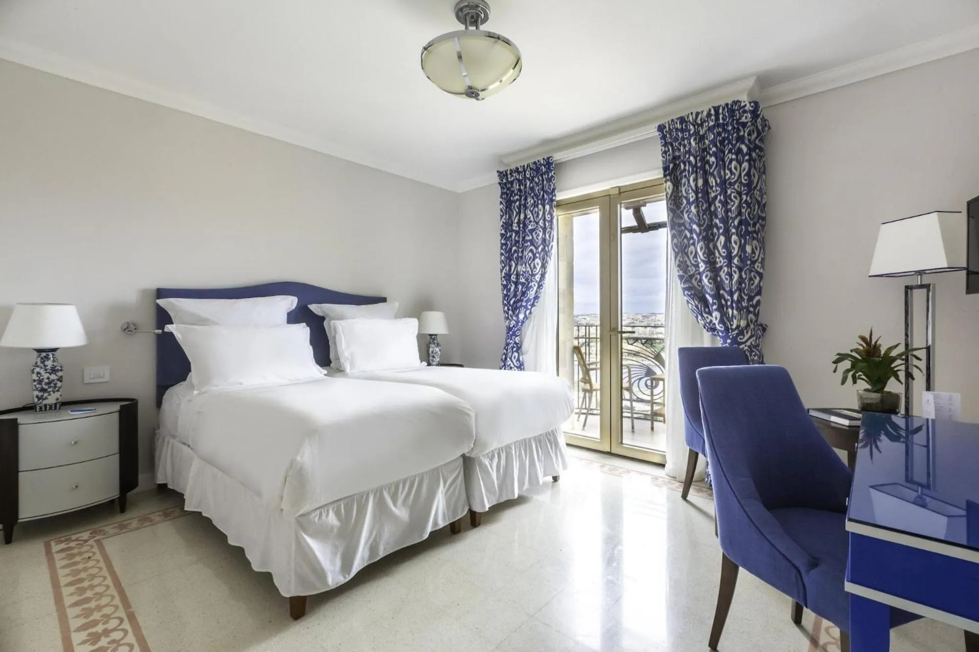 View (from property/room), Bed in The Phoenicia Malta - The Leading Hotels of the World
