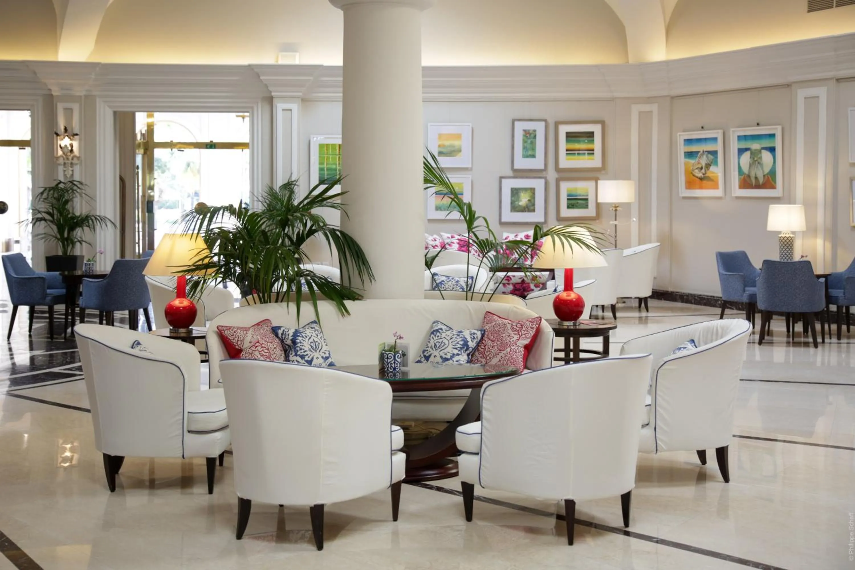 Lobby or reception in The Phoenicia Malta - The Leading Hotels of the World