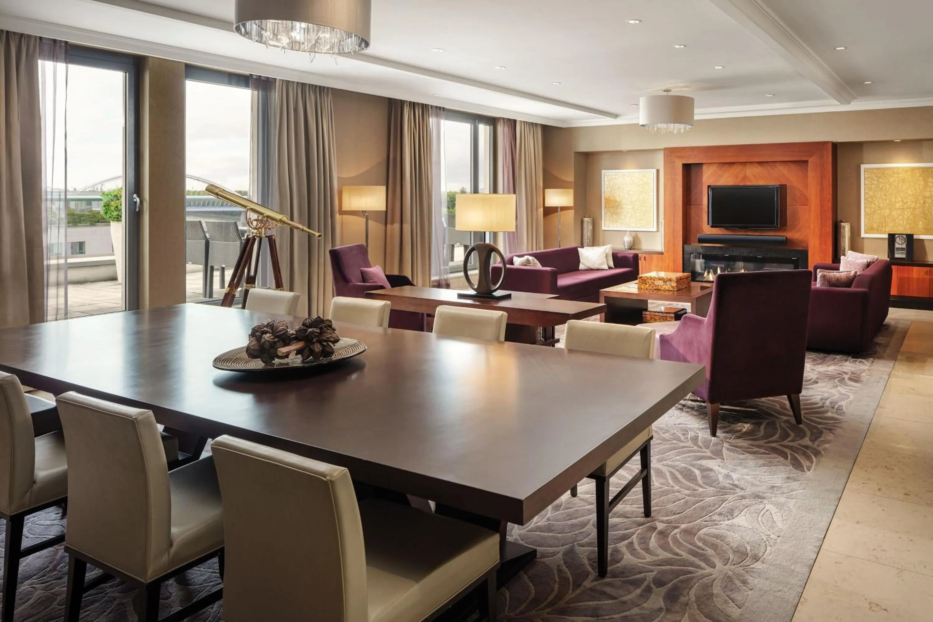 Living room in Sheraton Bratislava Hotel