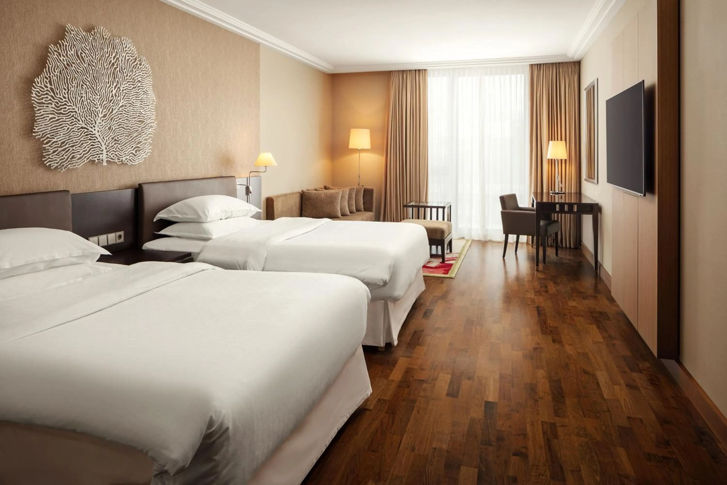 Photo of the whole room, Bed in Sheraton Bratislava Hotel