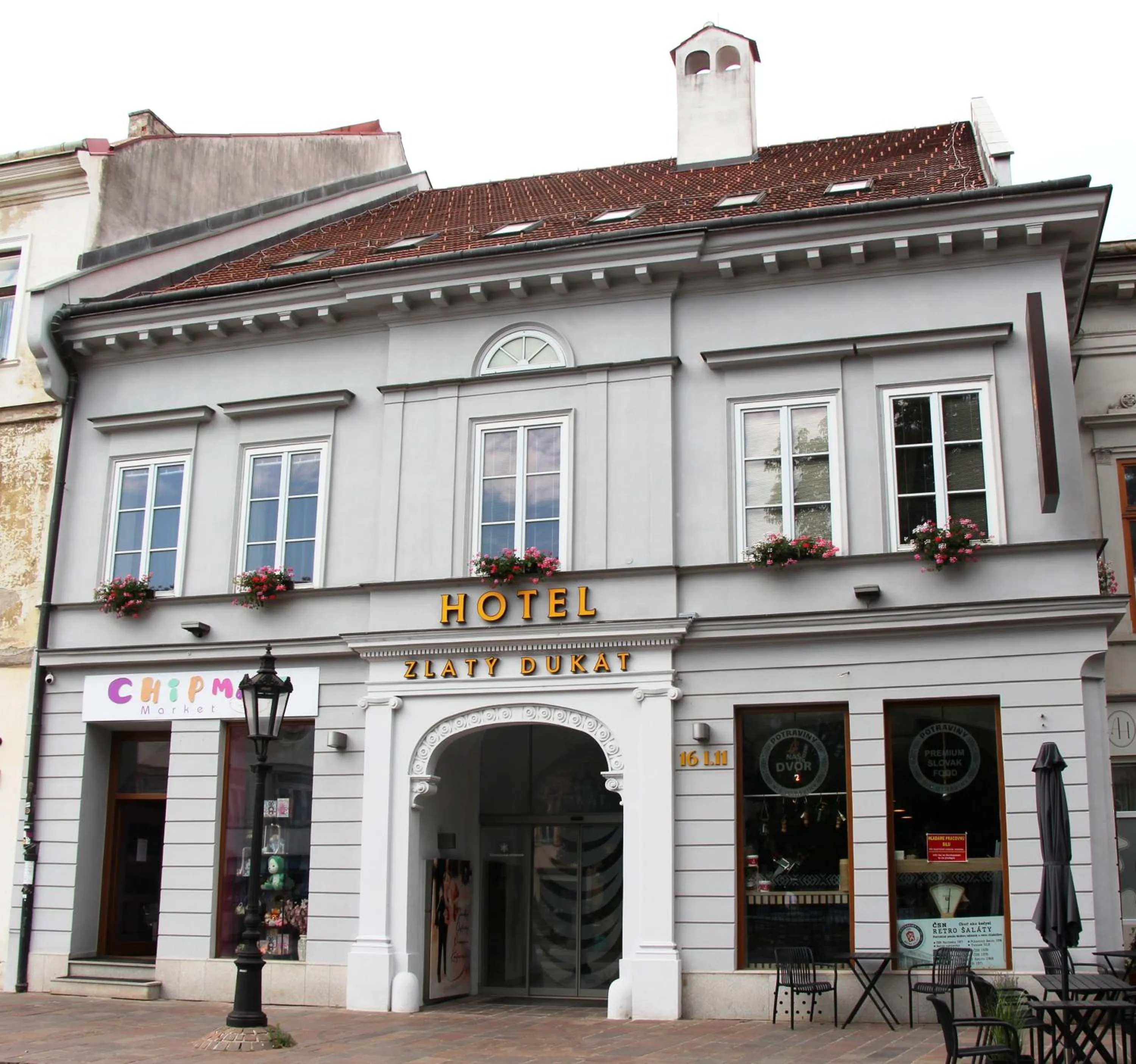 Property building in Boutique hotel Zlaty Dukat