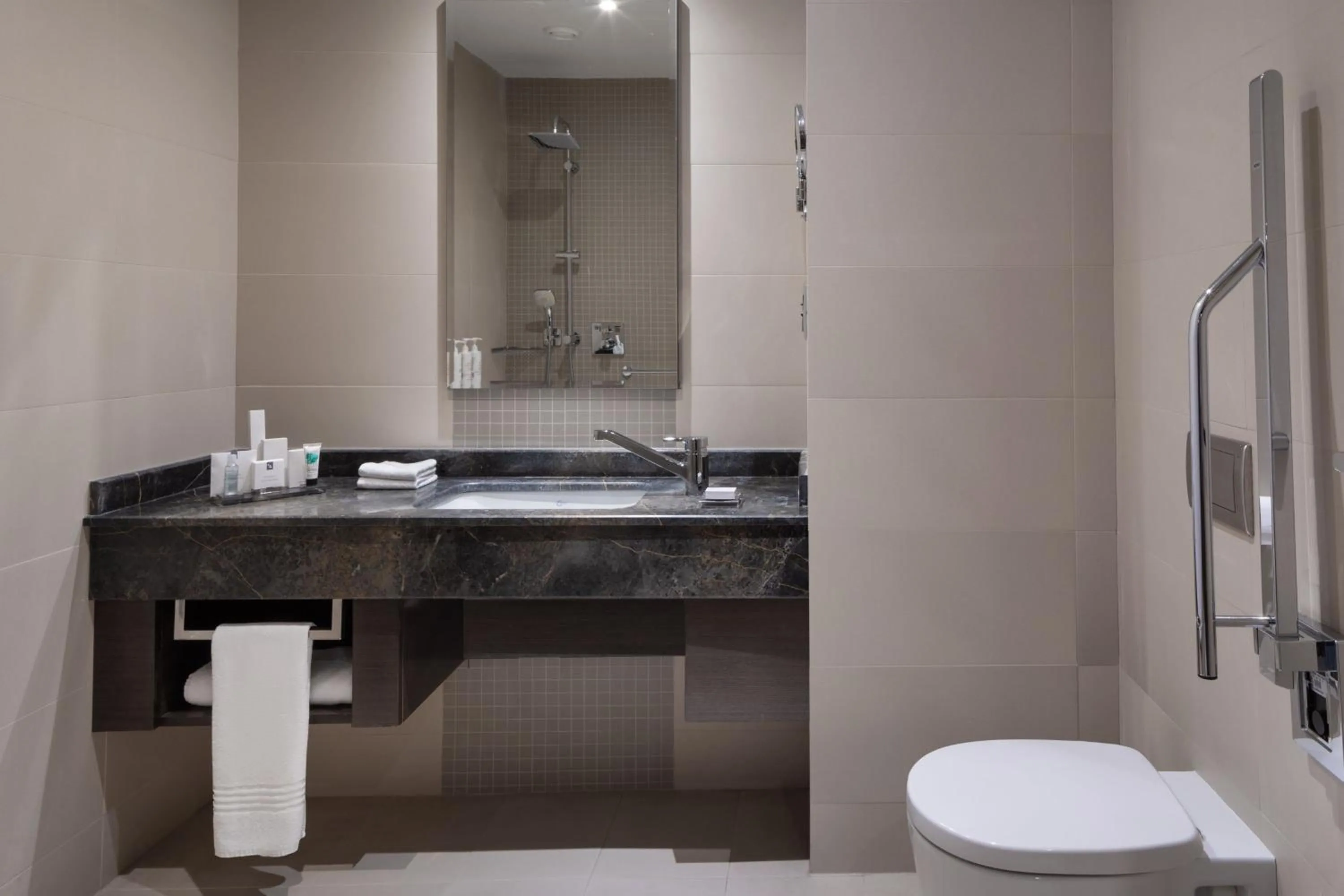 Bathroom in Skopje Marriott Hotel