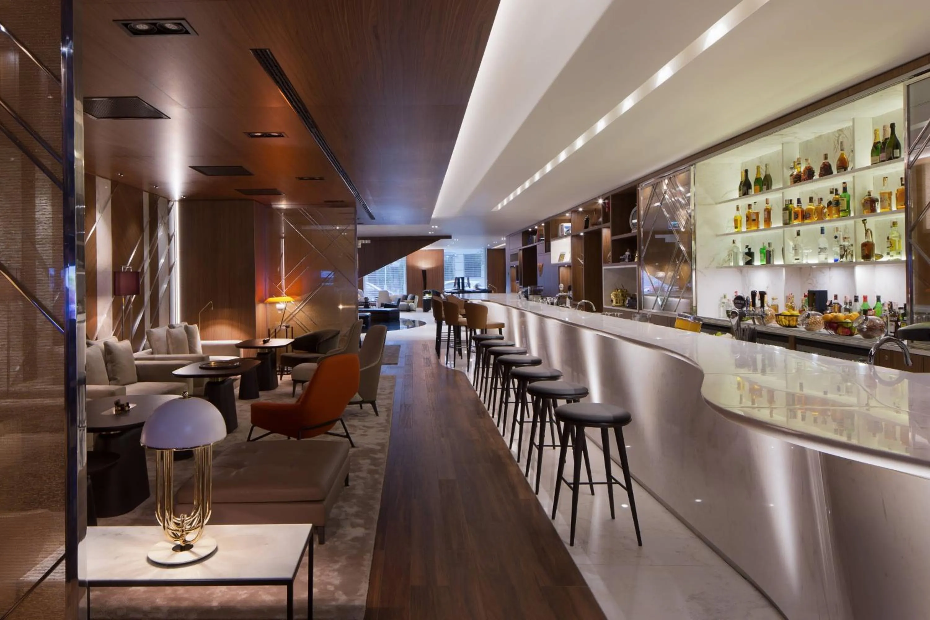 Lounge or bar in Skopje Marriott Hotel