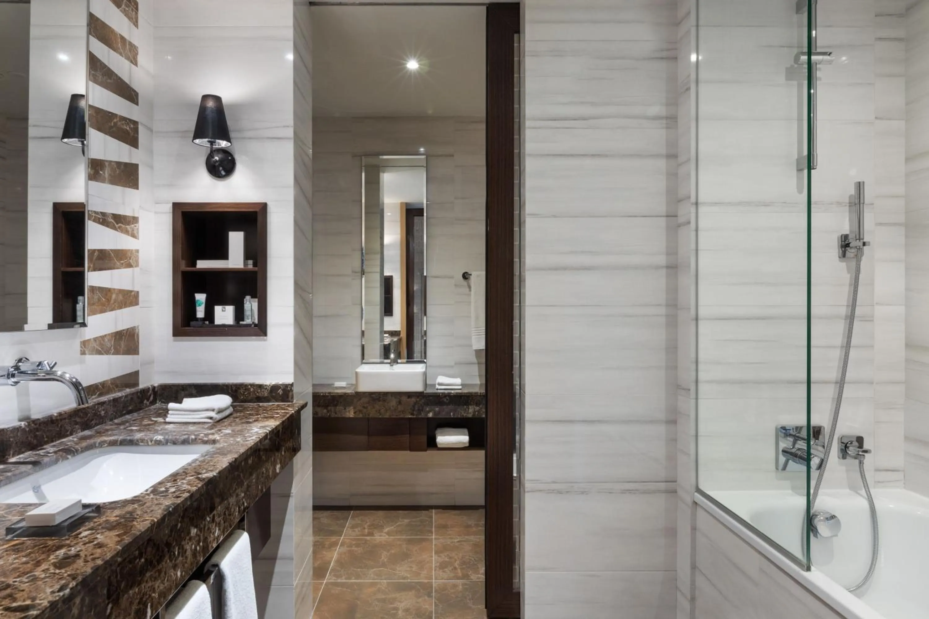 Bathroom in Skopje Marriott Hotel