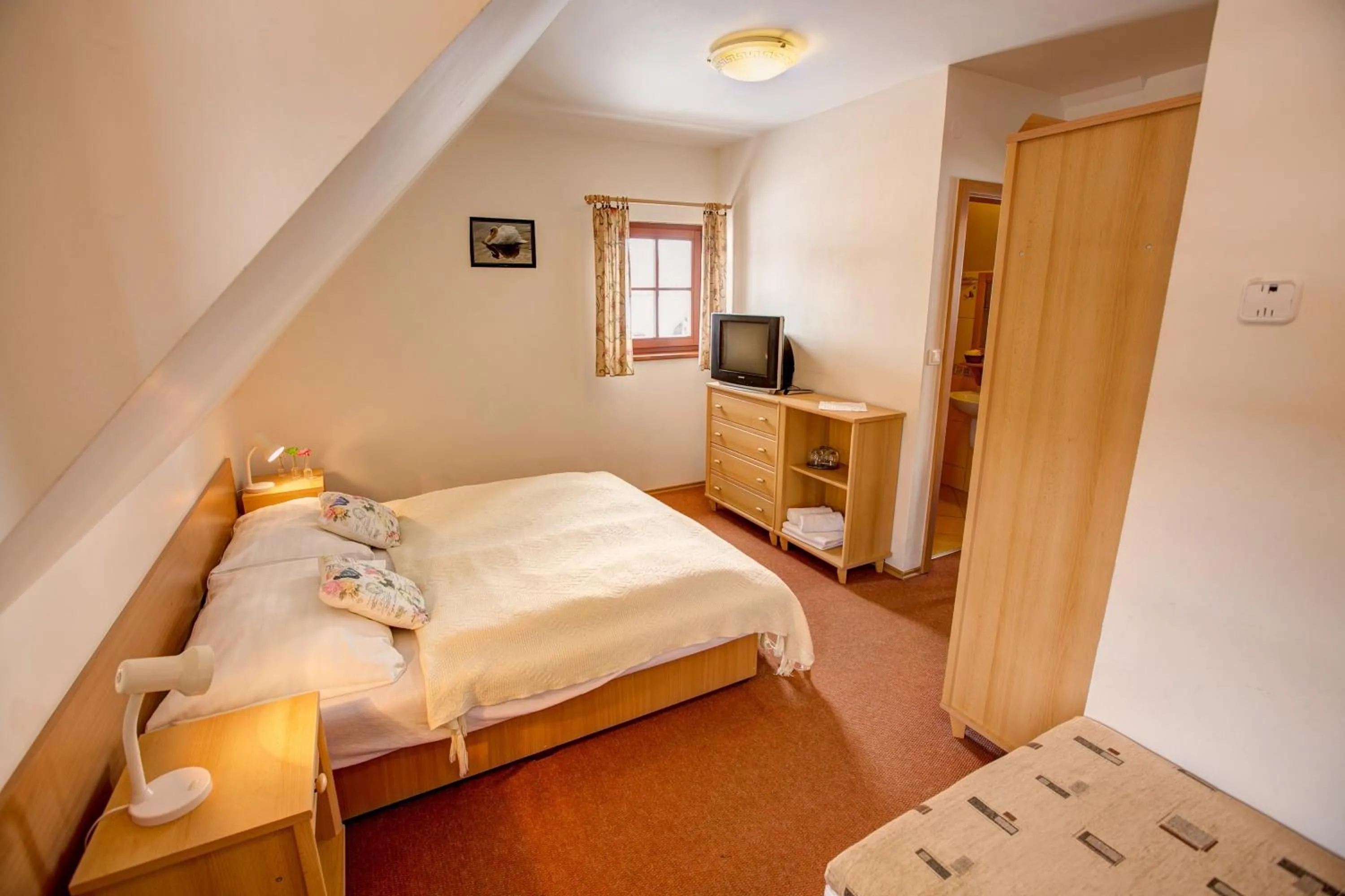 TV and multimedia, Bed in Hotel Koliba Greta