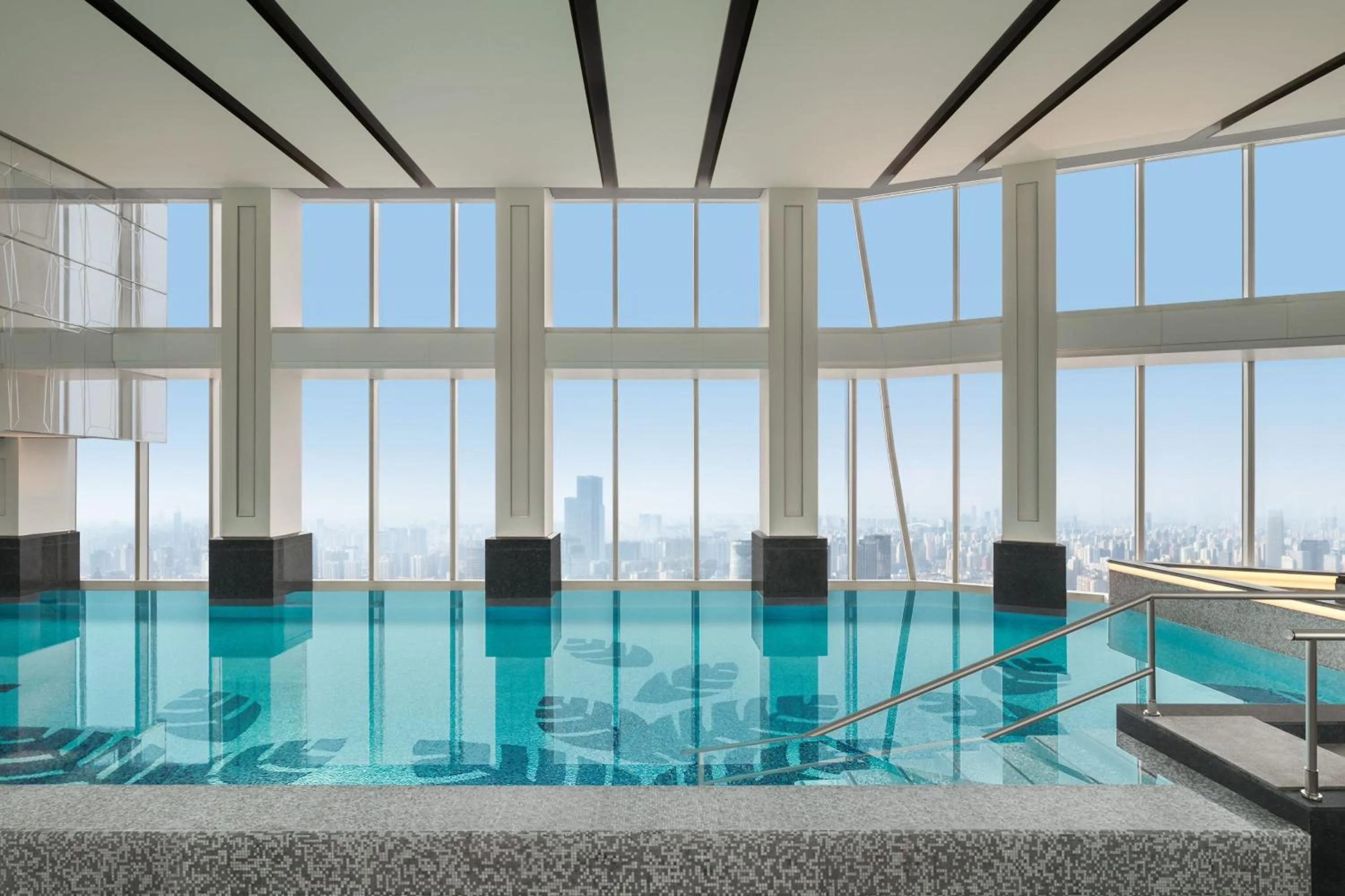 Swimming pool in The Ritz-Carlton Shanghai, Pudong