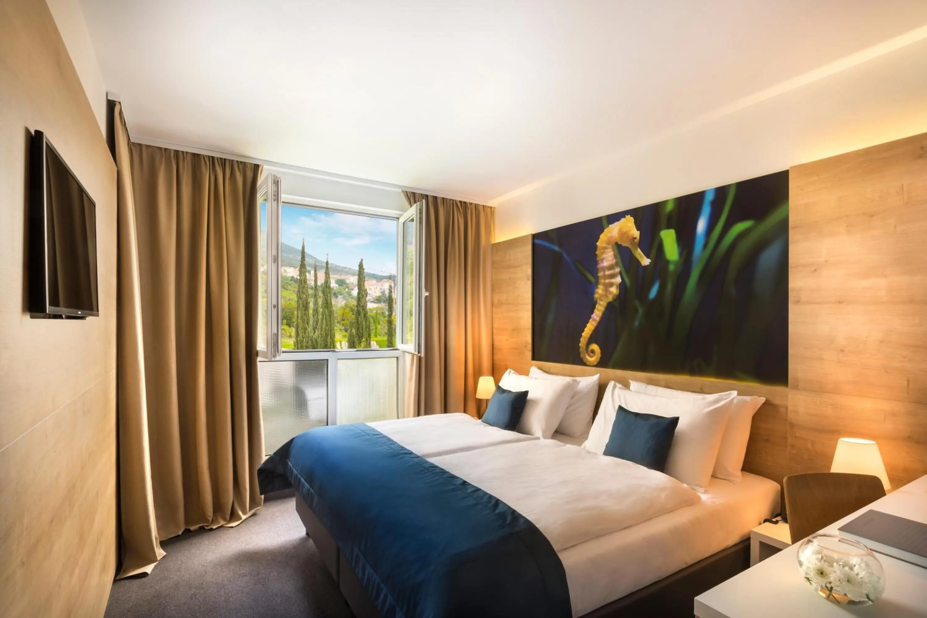 Bed in Remisens Hotel Epidaurus-All inclusive