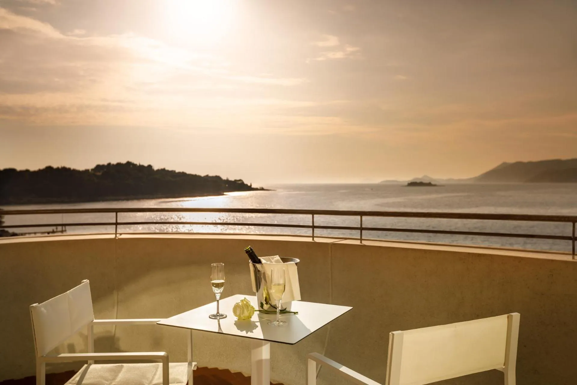 Balcony/Terrace in Remisens Hotel Albatros-All inclusive