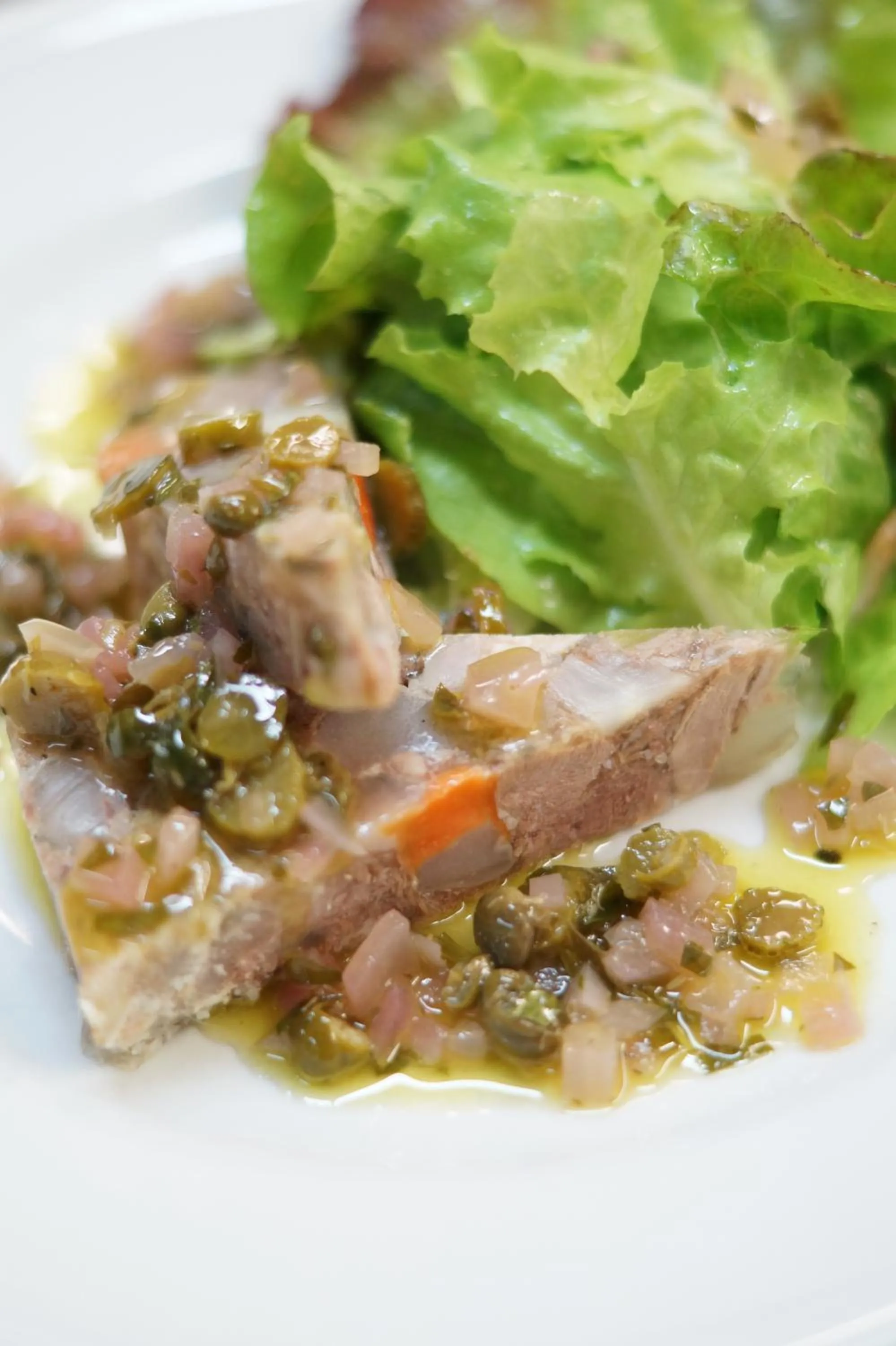 Food close-up in Logis Hôtel du Commerce