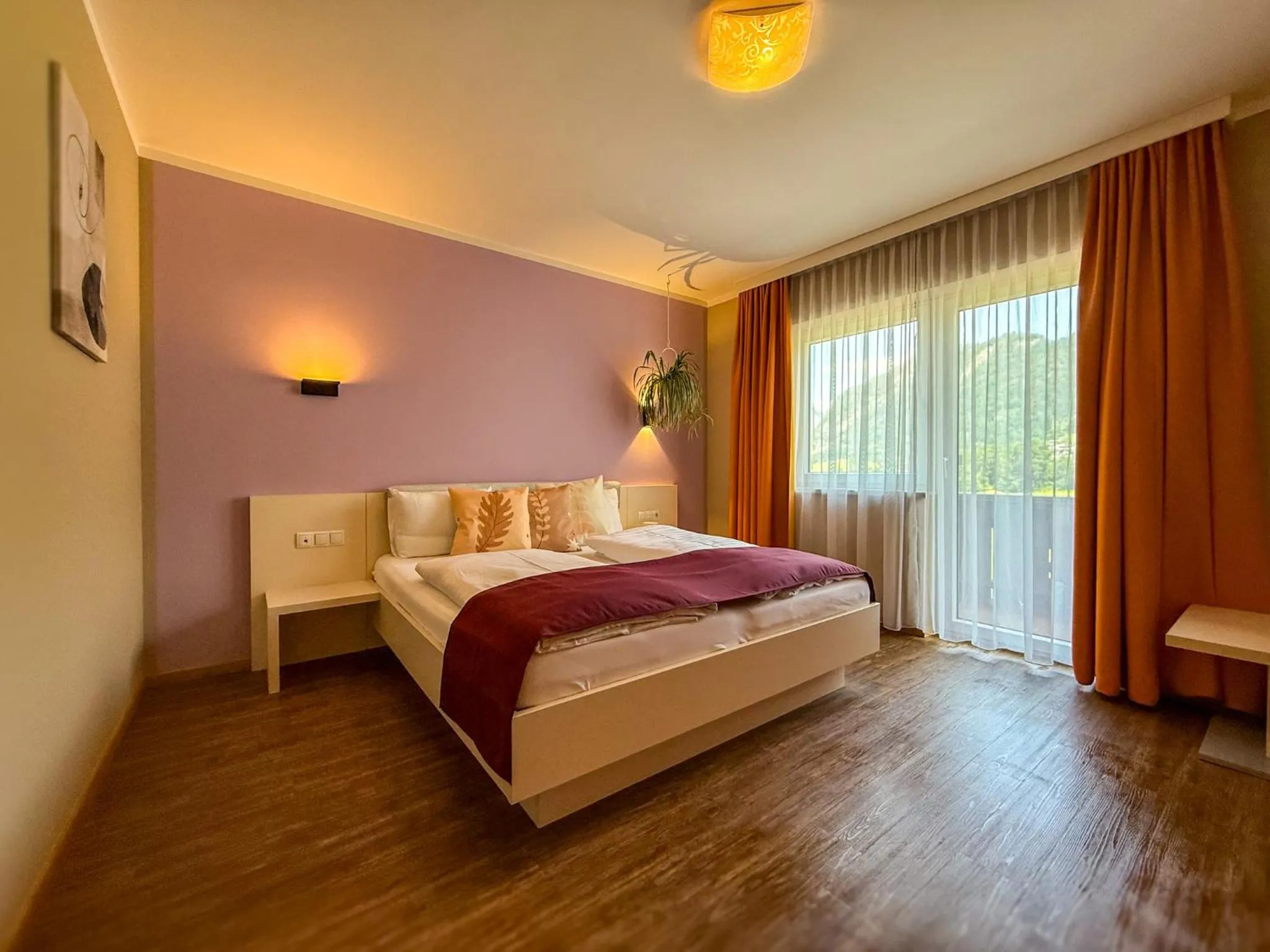 Bed in zum Senner Suites Zillertal