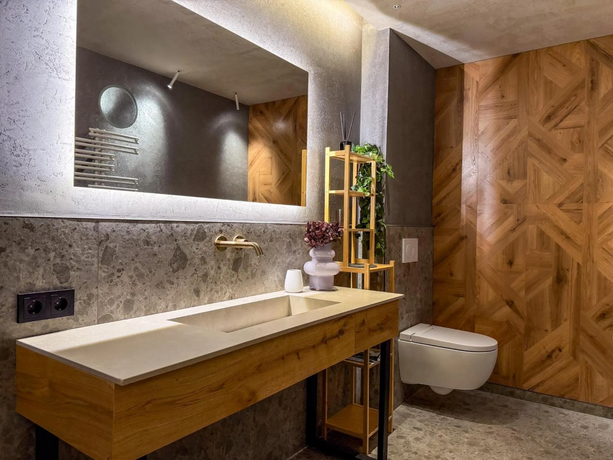 Shower in zum Senner Suites Zillertal