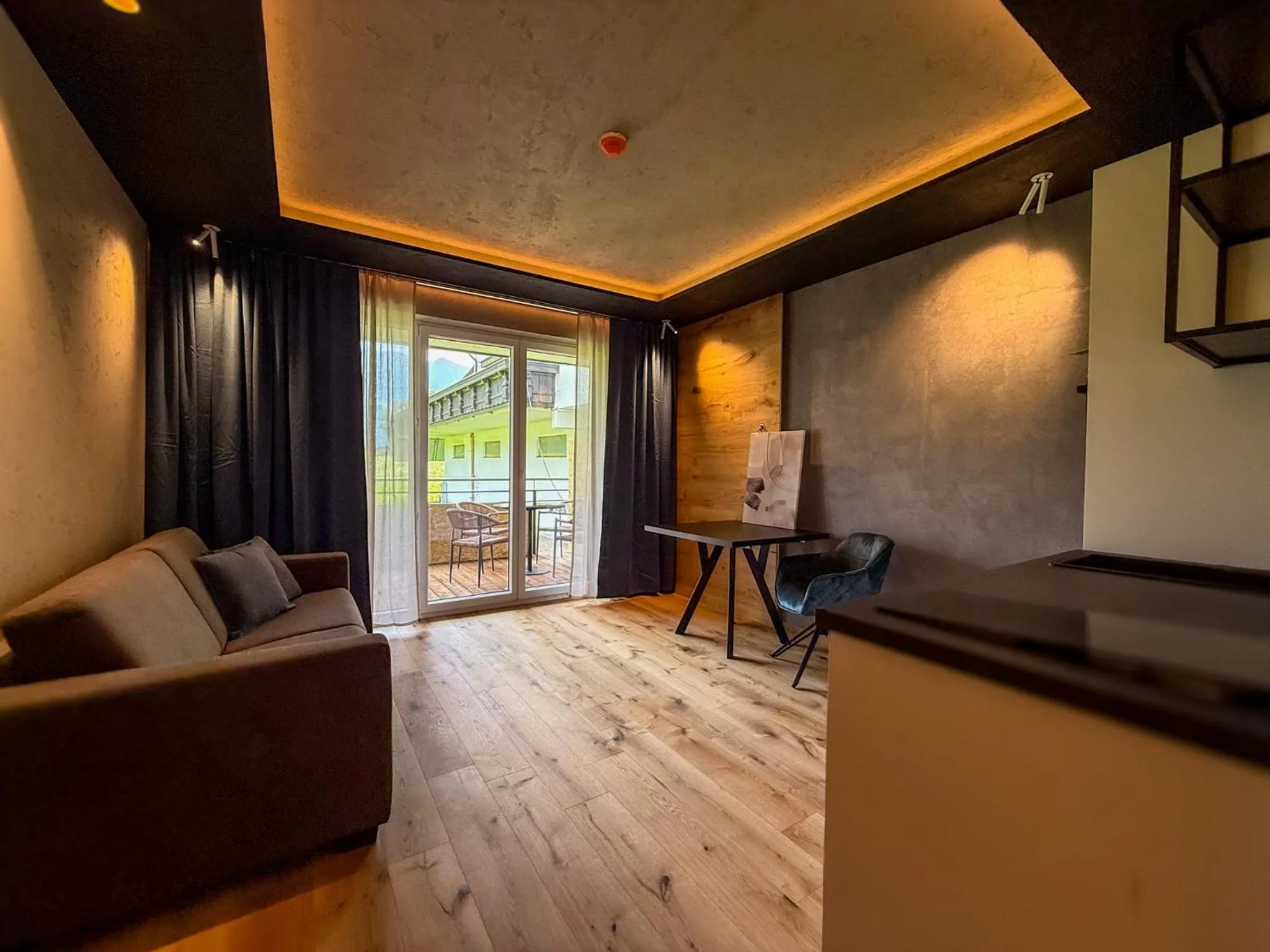 Living room in zum Senner Suites Zillertal