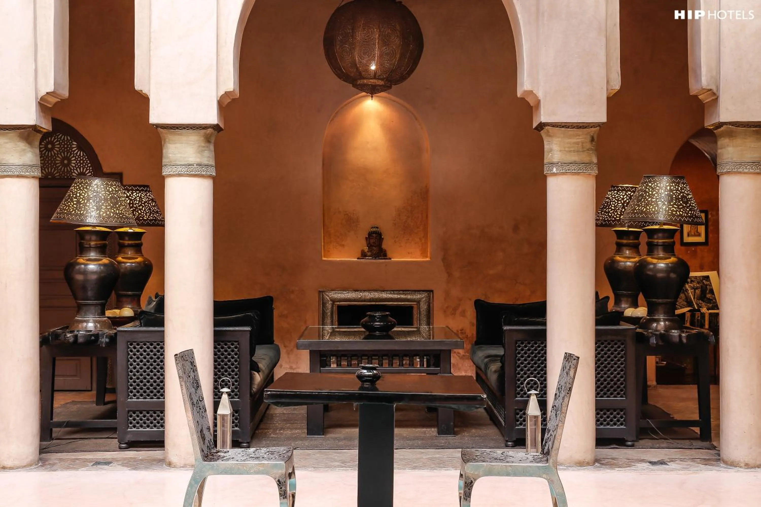 Patio in Riad Noir d'Ivoire