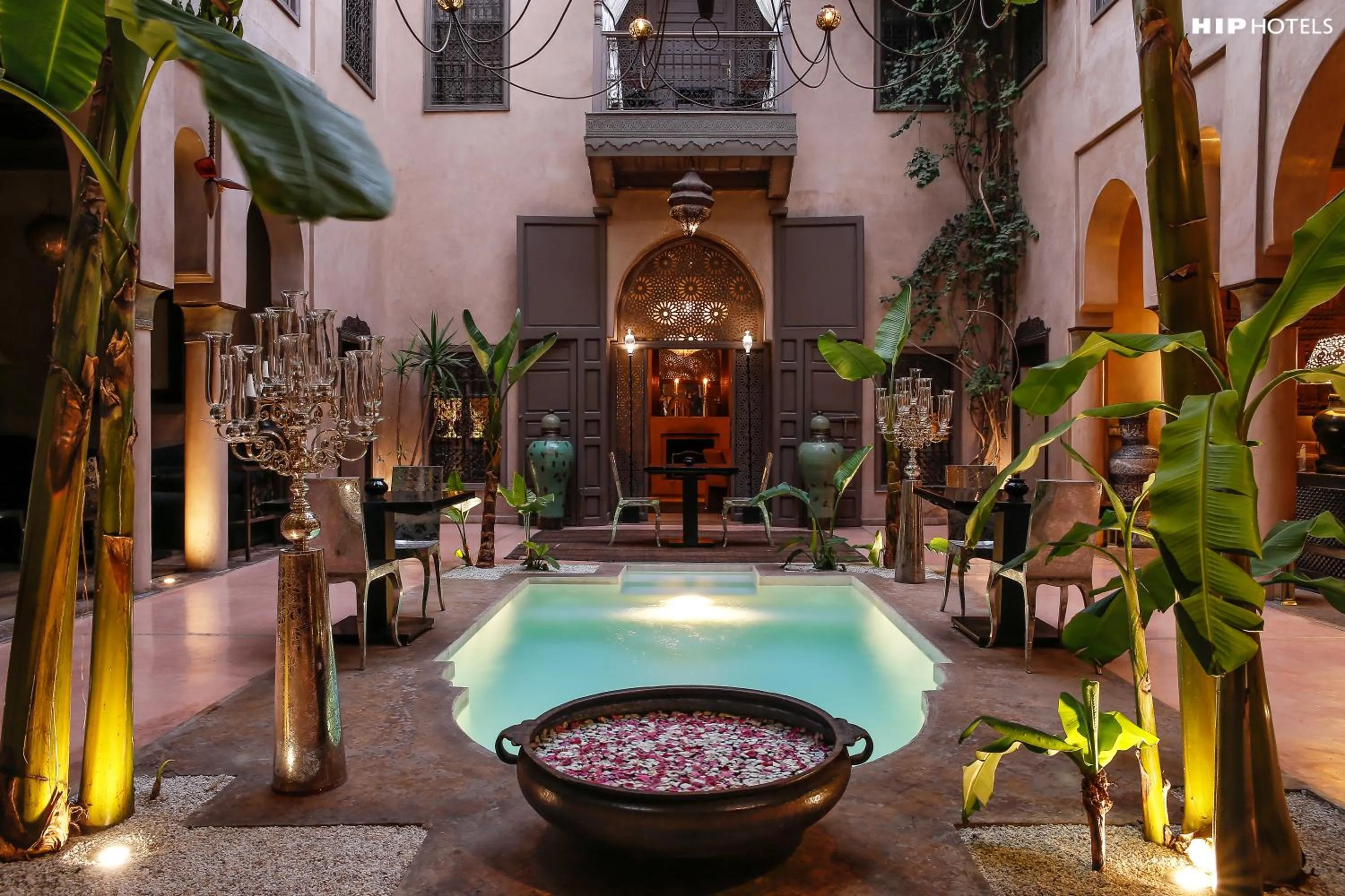 Patio in Riad Noir d'Ivoire