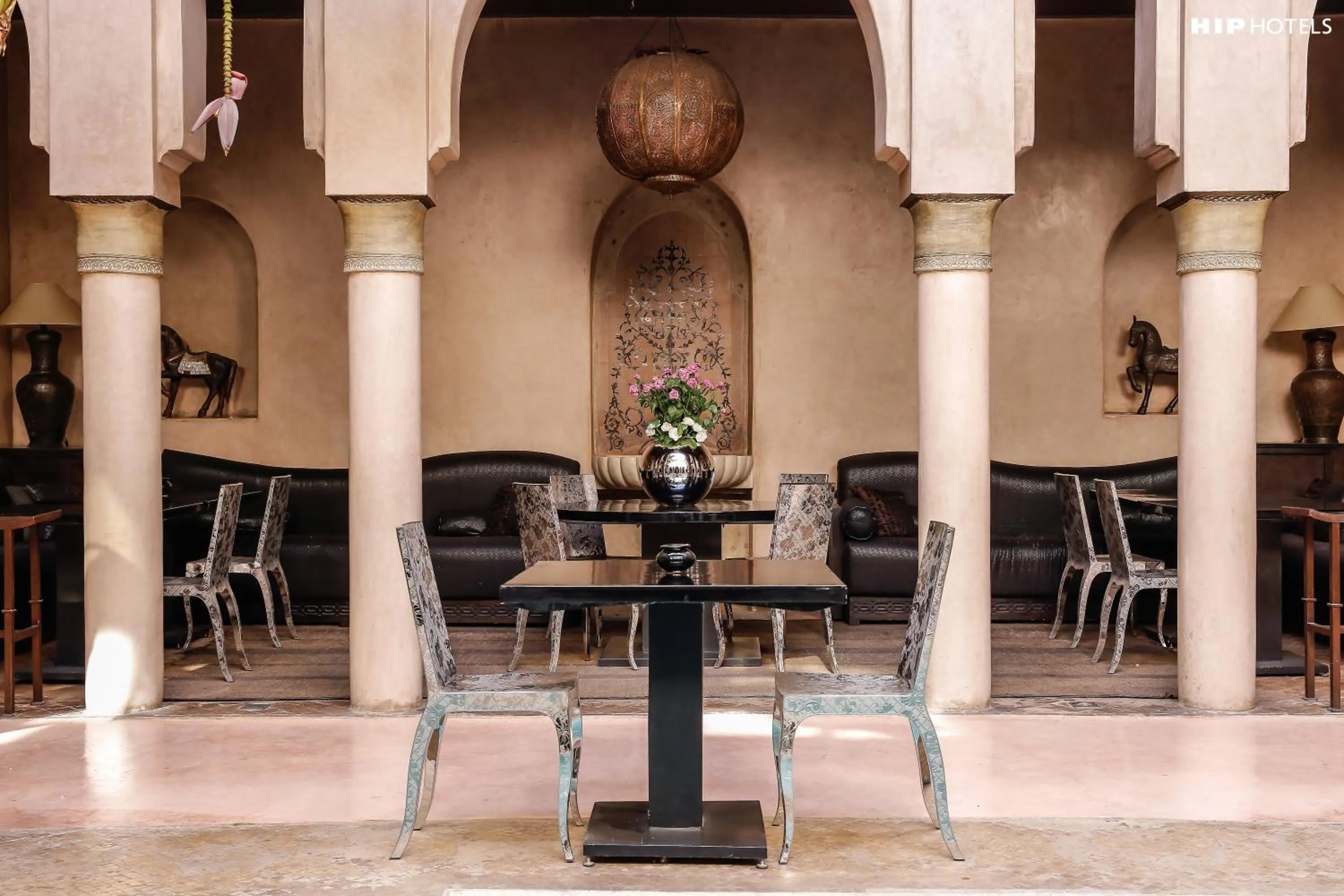 Patio in Riad Noir d'Ivoire