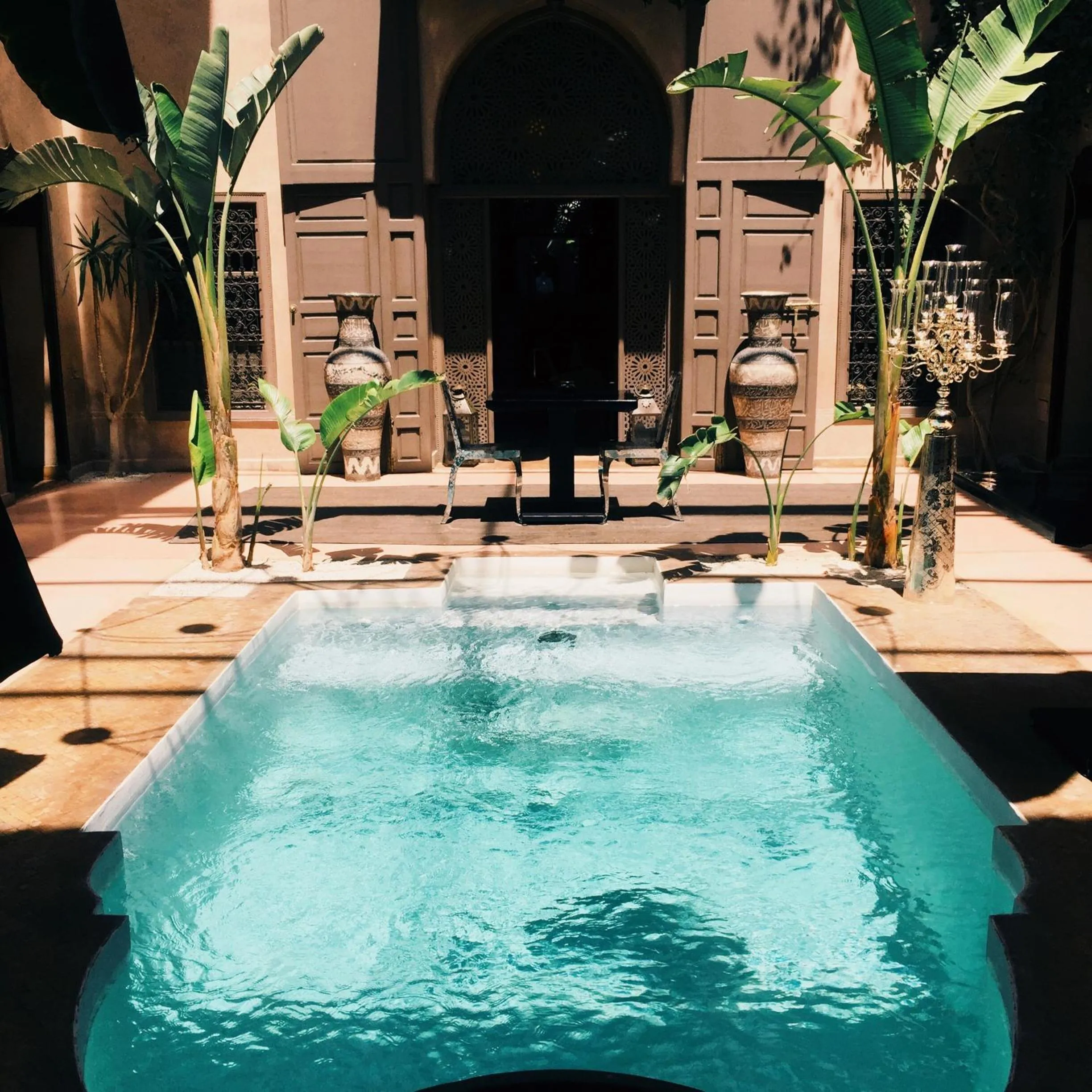Patio in Riad Noir d'Ivoire