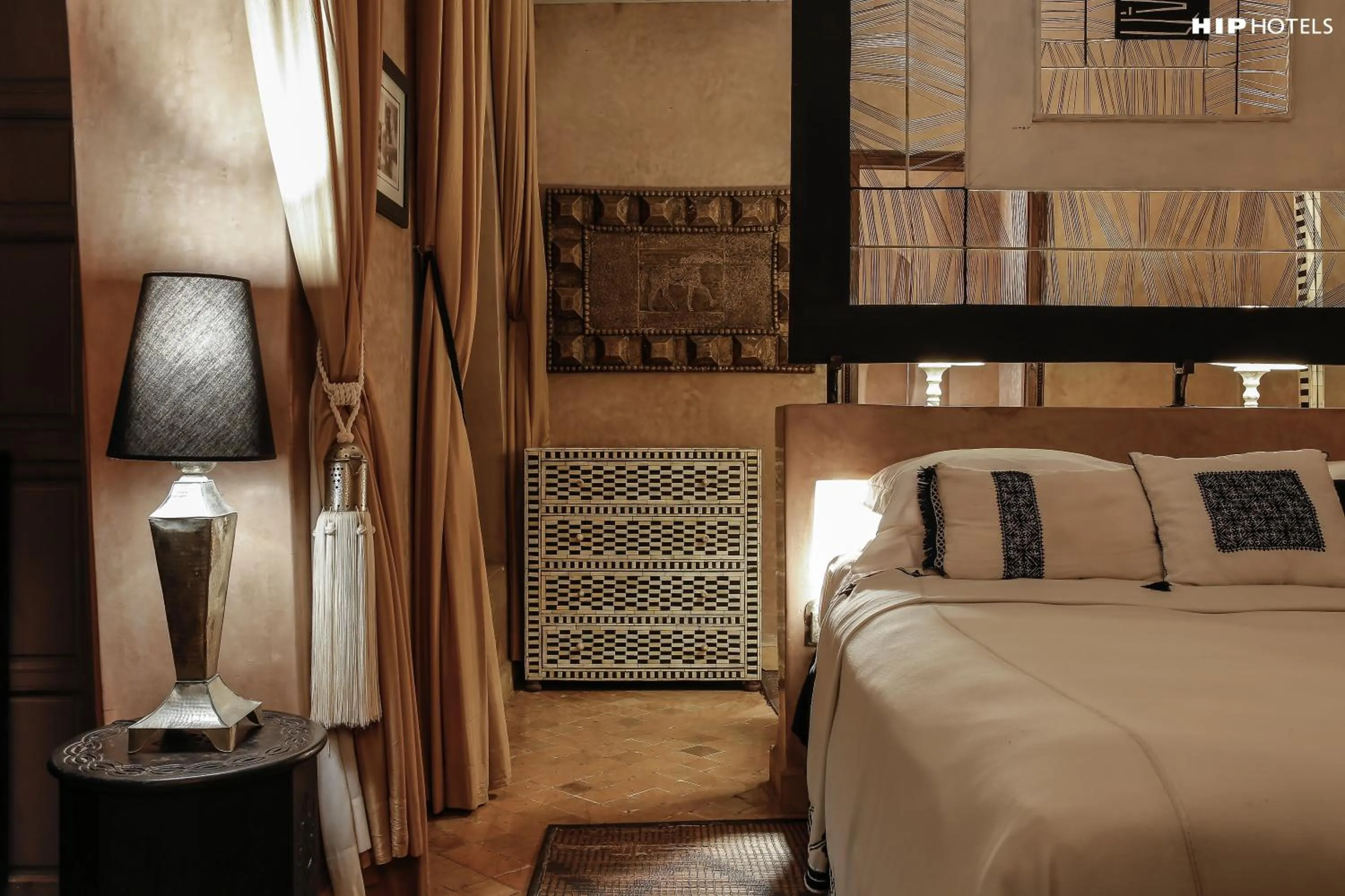 Bedroom, Bed in Riad Noir d'Ivoire