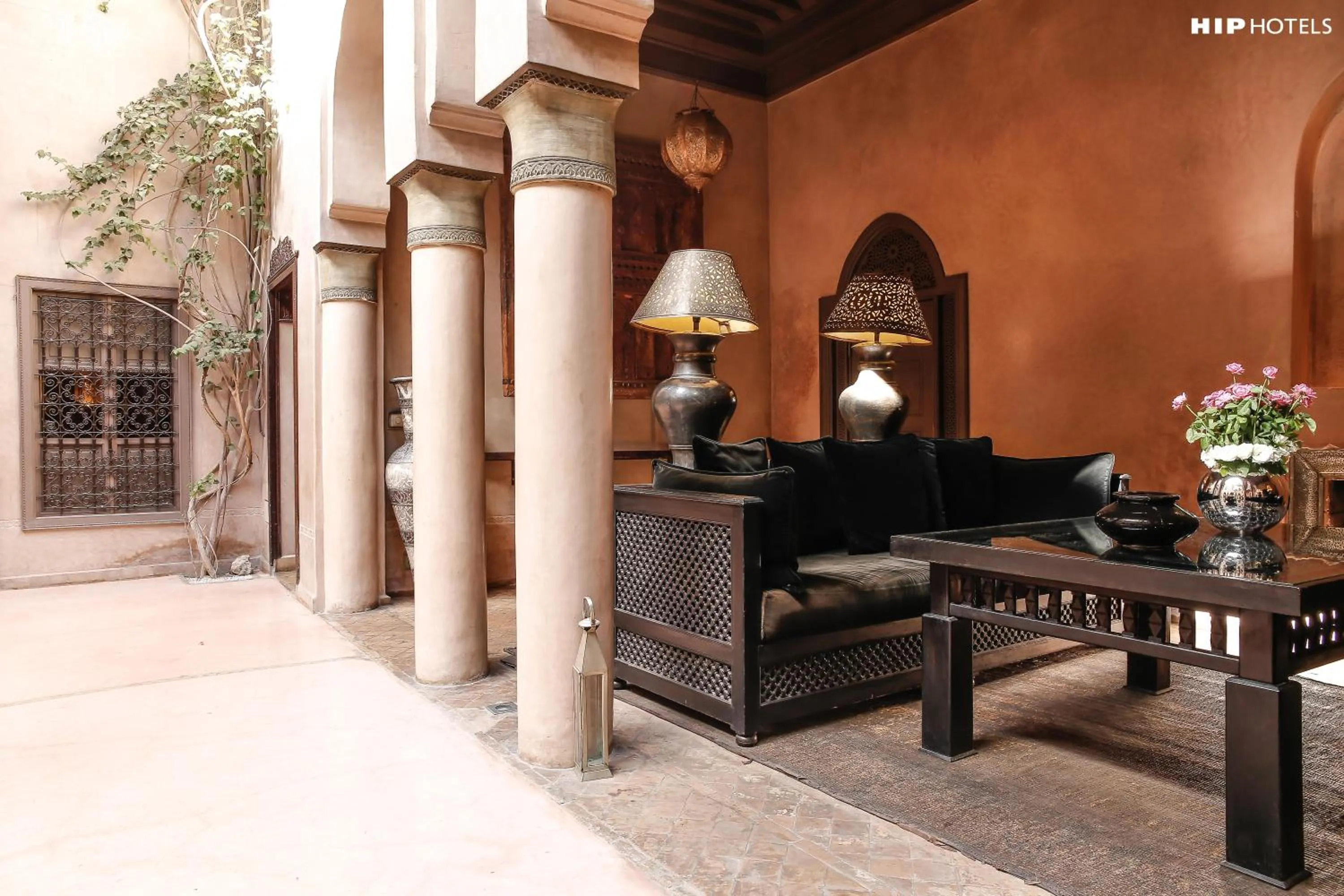 Patio in Riad Noir d'Ivoire
