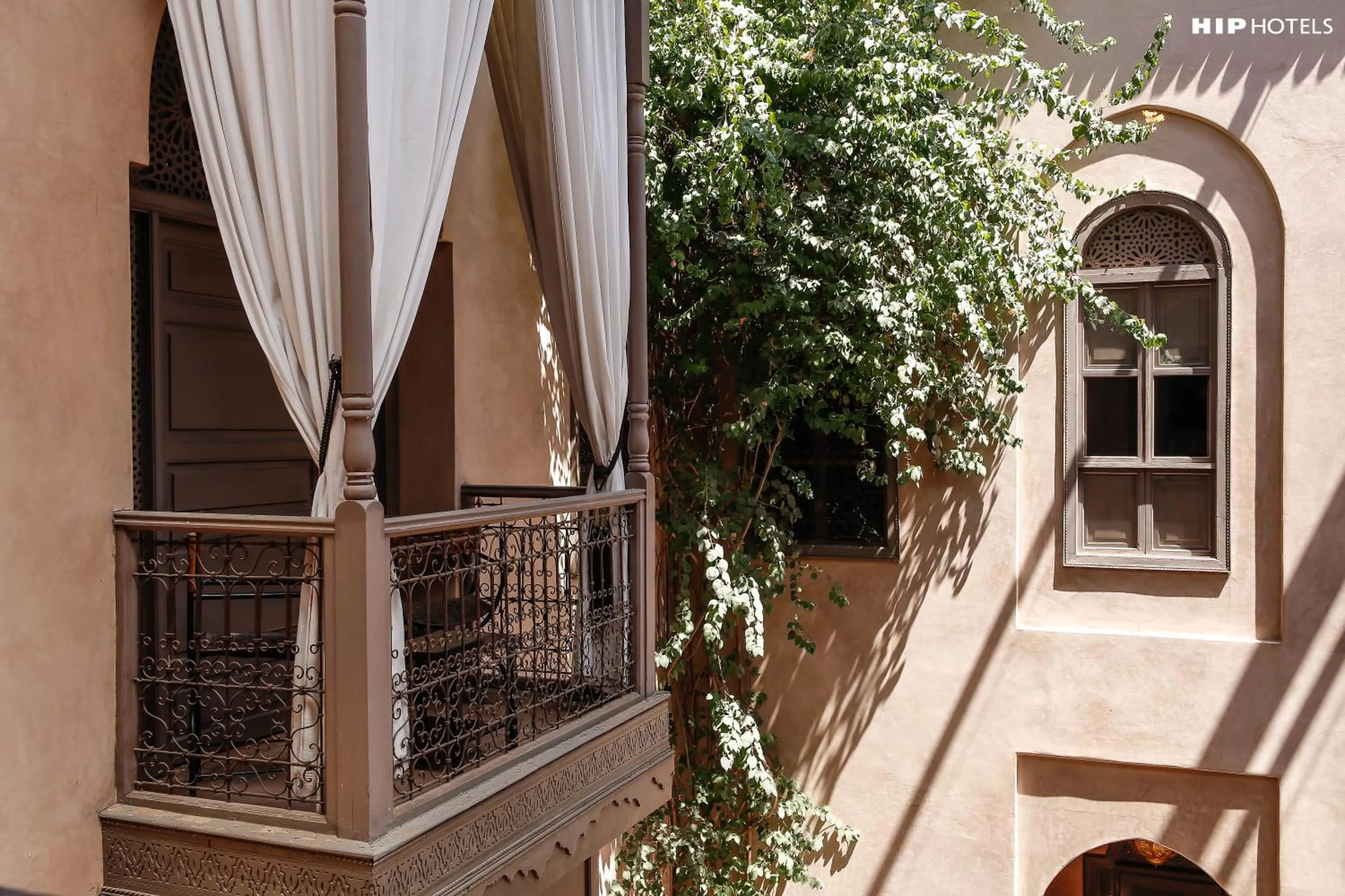 Balcony/Terrace in Riad Noir d'Ivoire