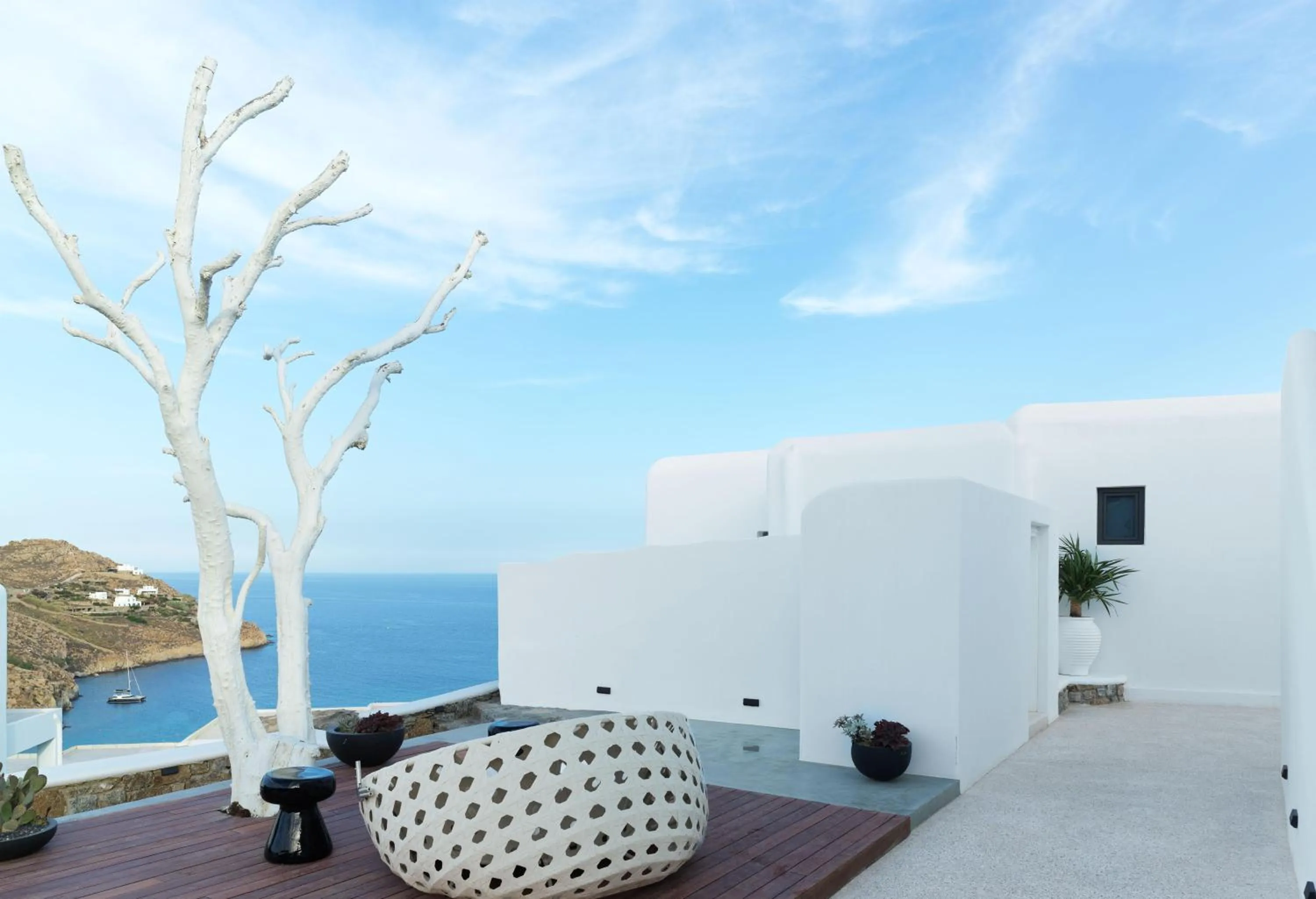 Balcony/Terrace in Amyth of Mykonos Super Paradise