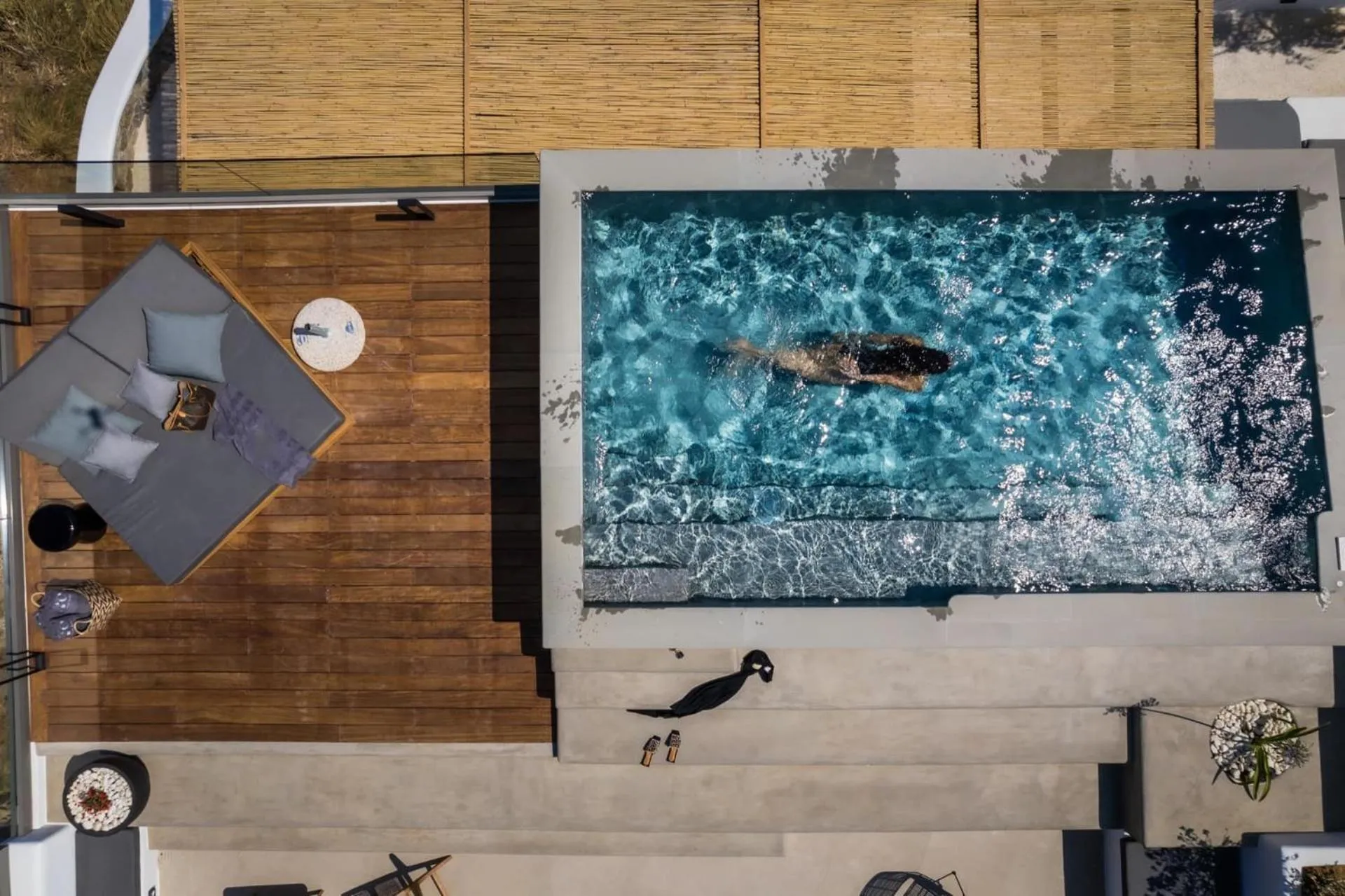 Communal lounge/ TV room in LYO Boutique Hotel