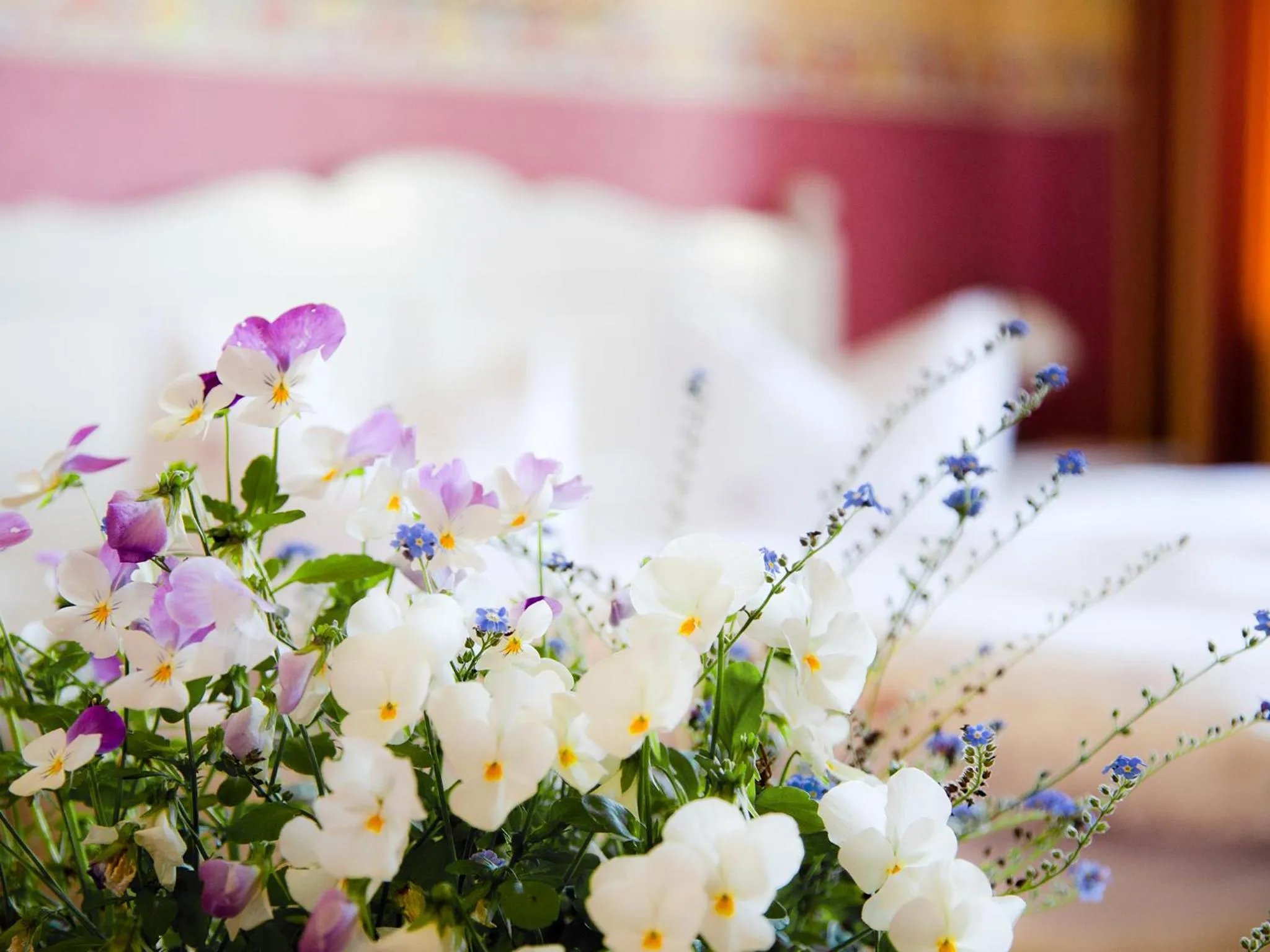 Decorative detail, Bed in Hotel Villa Caldera