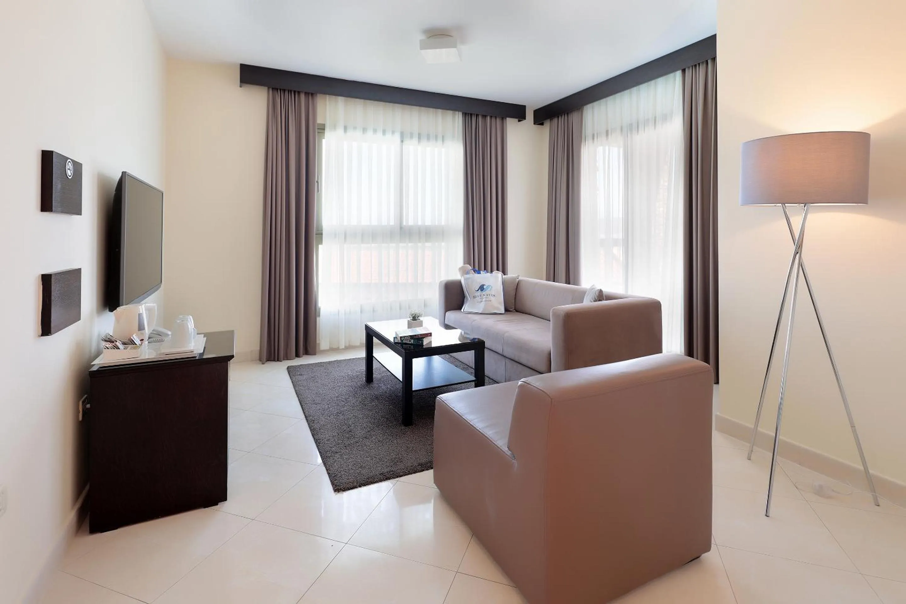 Living room in Blue Waves Resort