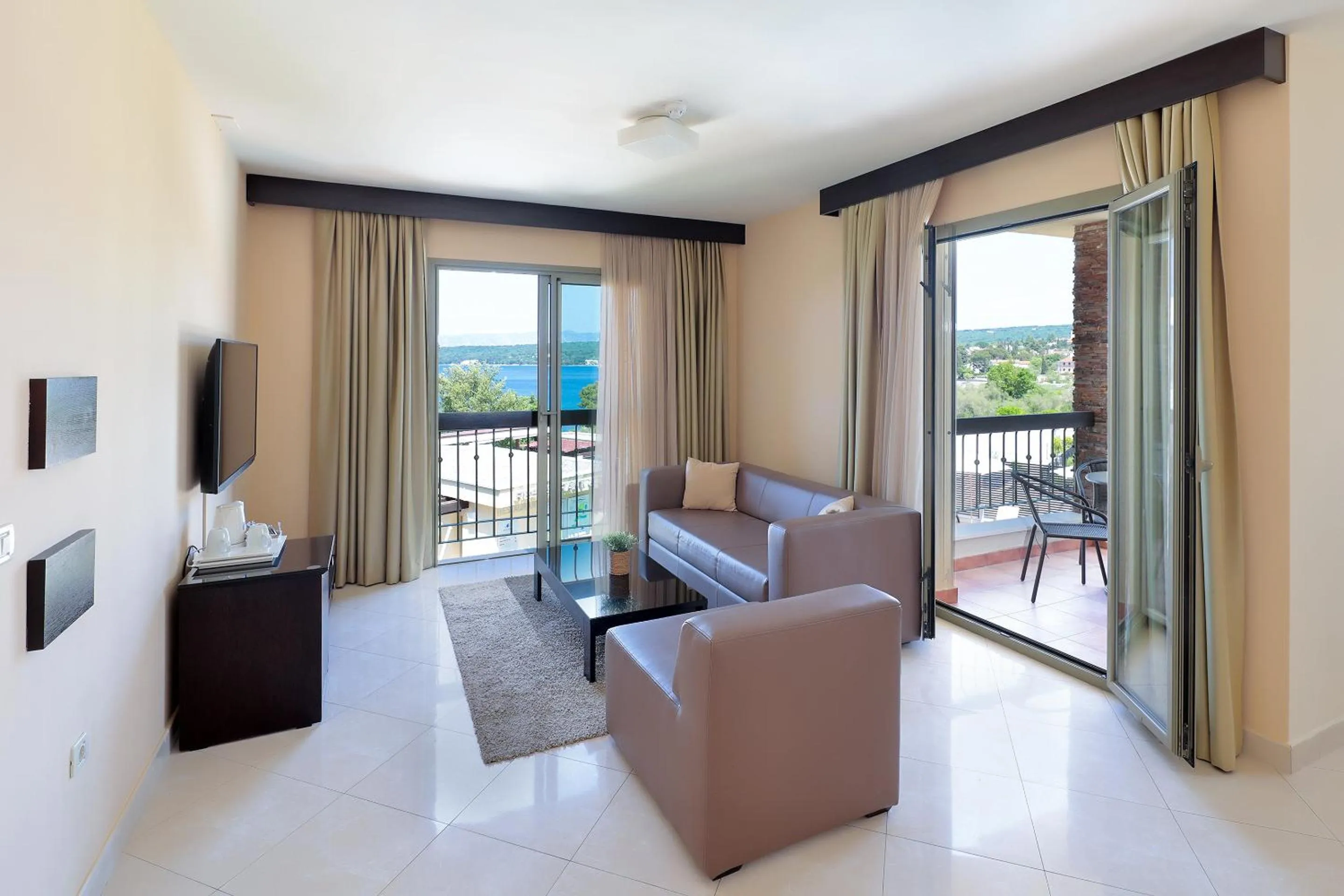 Living room in Blue Waves Resort