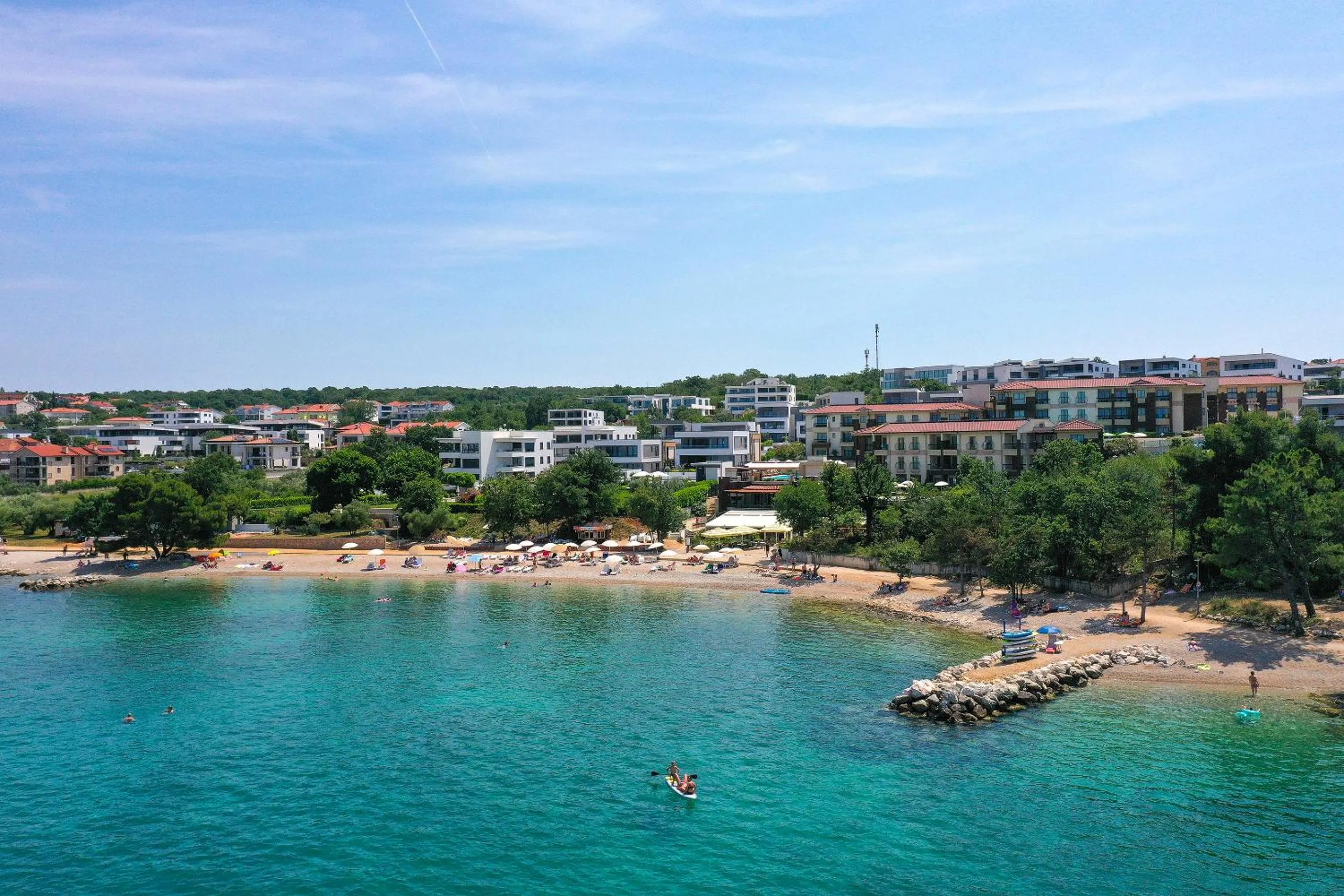 Property building in Blue Waves Resort