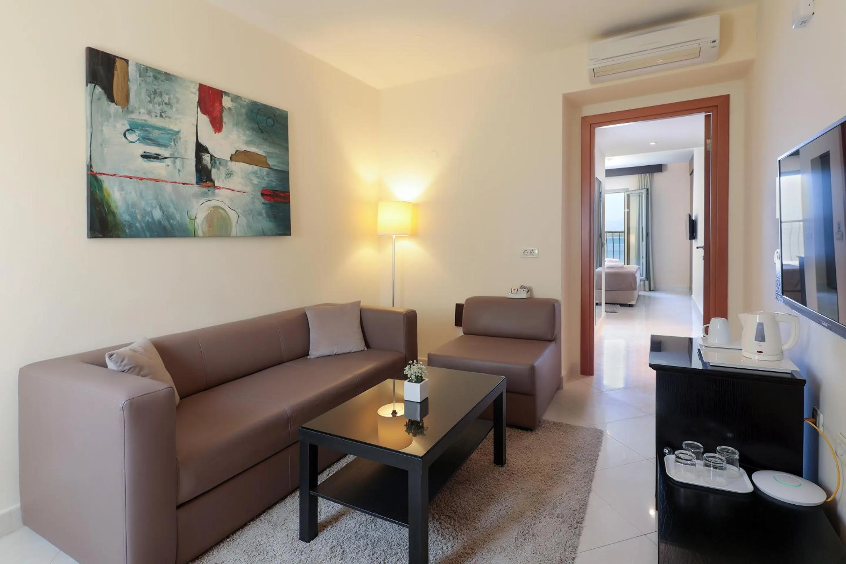 Living room in Blue Waves Resort