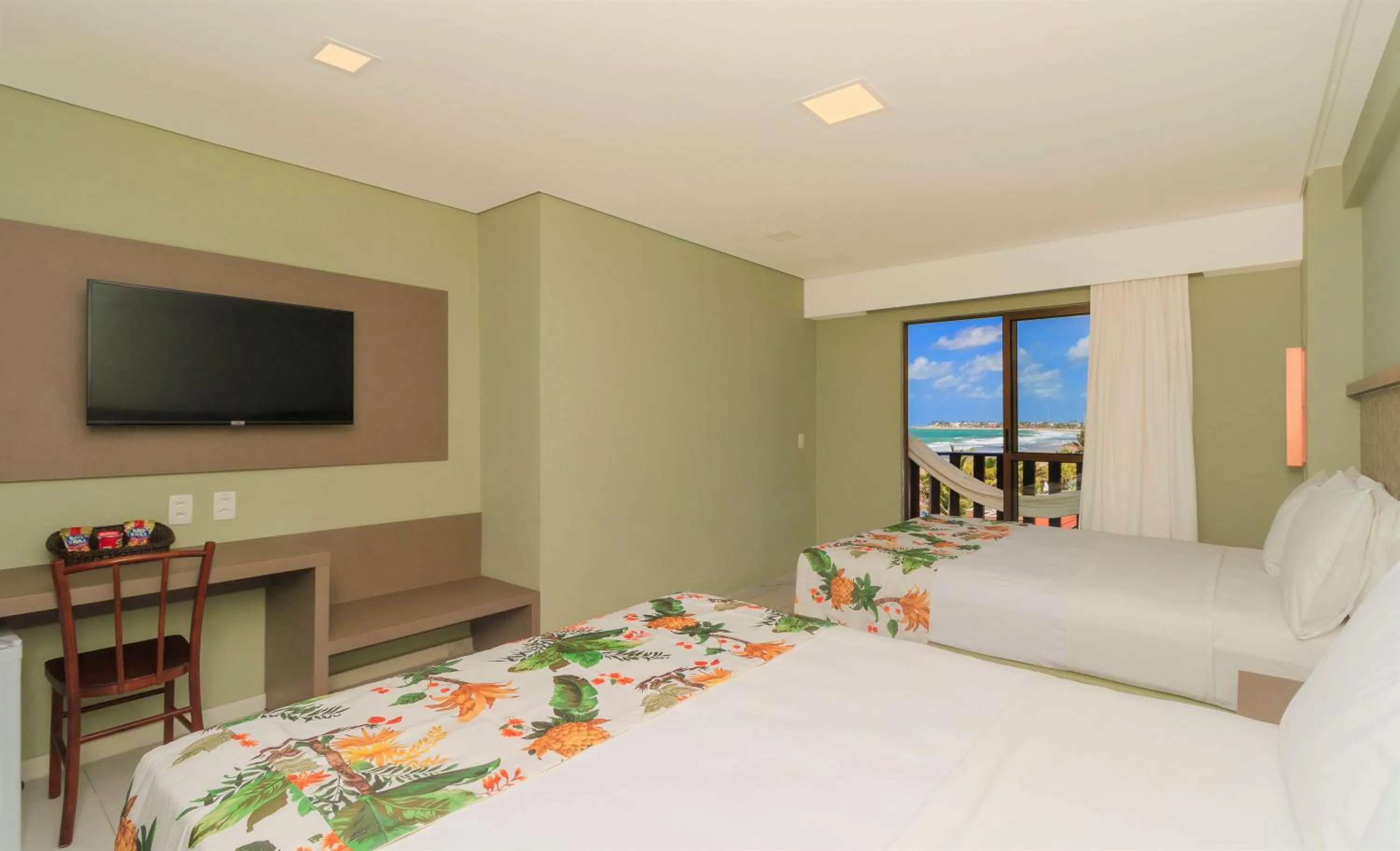 Bed in Hotel Solar Porto de Galinhas