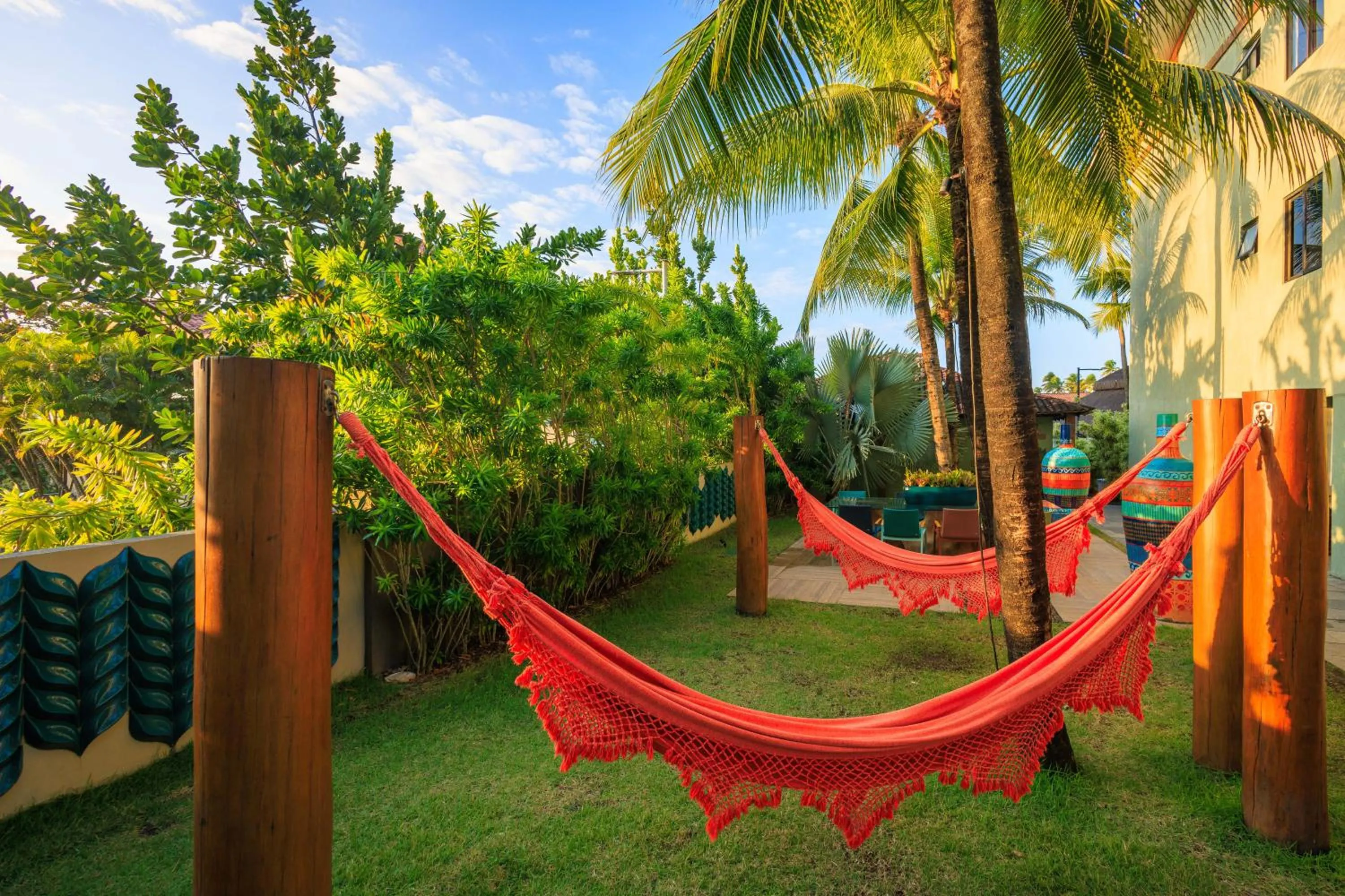 Seating area in Hotel Solar Porto de Galinhas