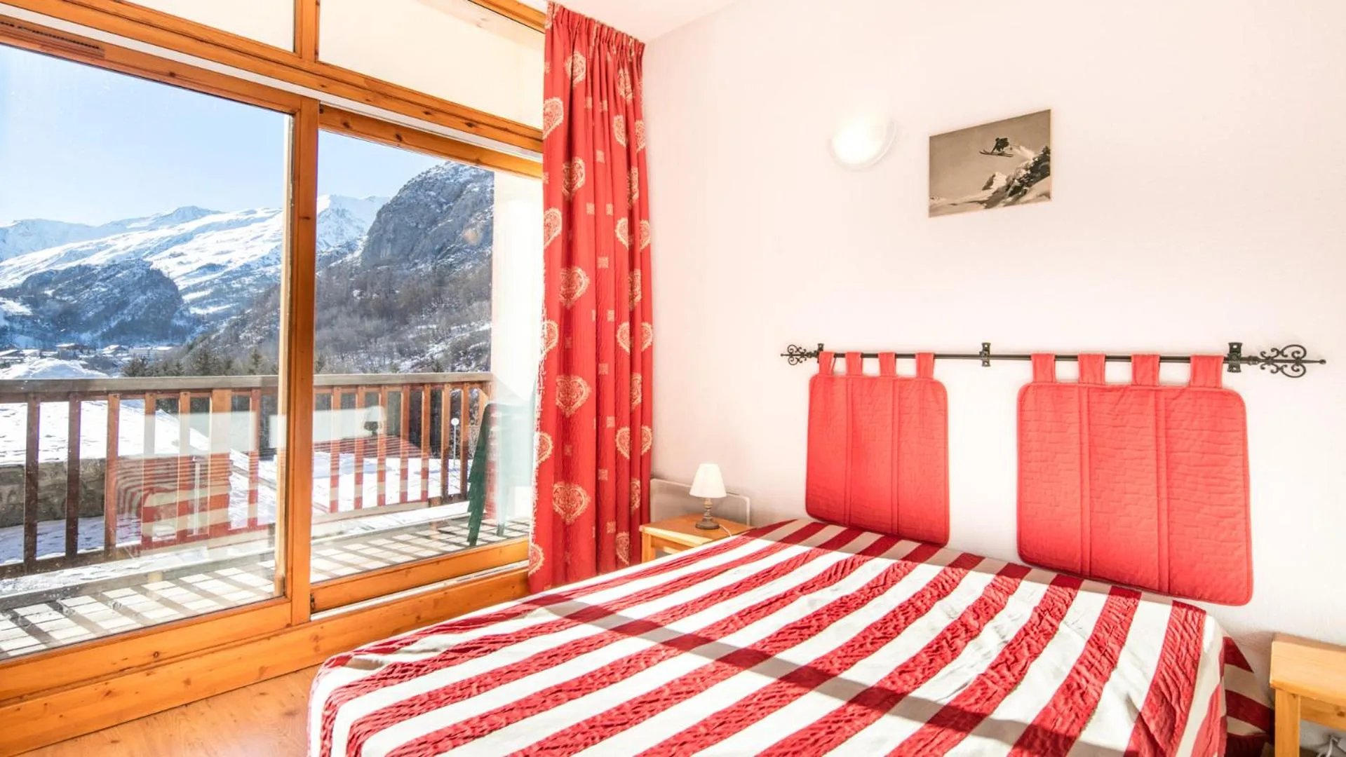 View (from property/room), Bed in Vacancéole - Le Hameau de Valloire