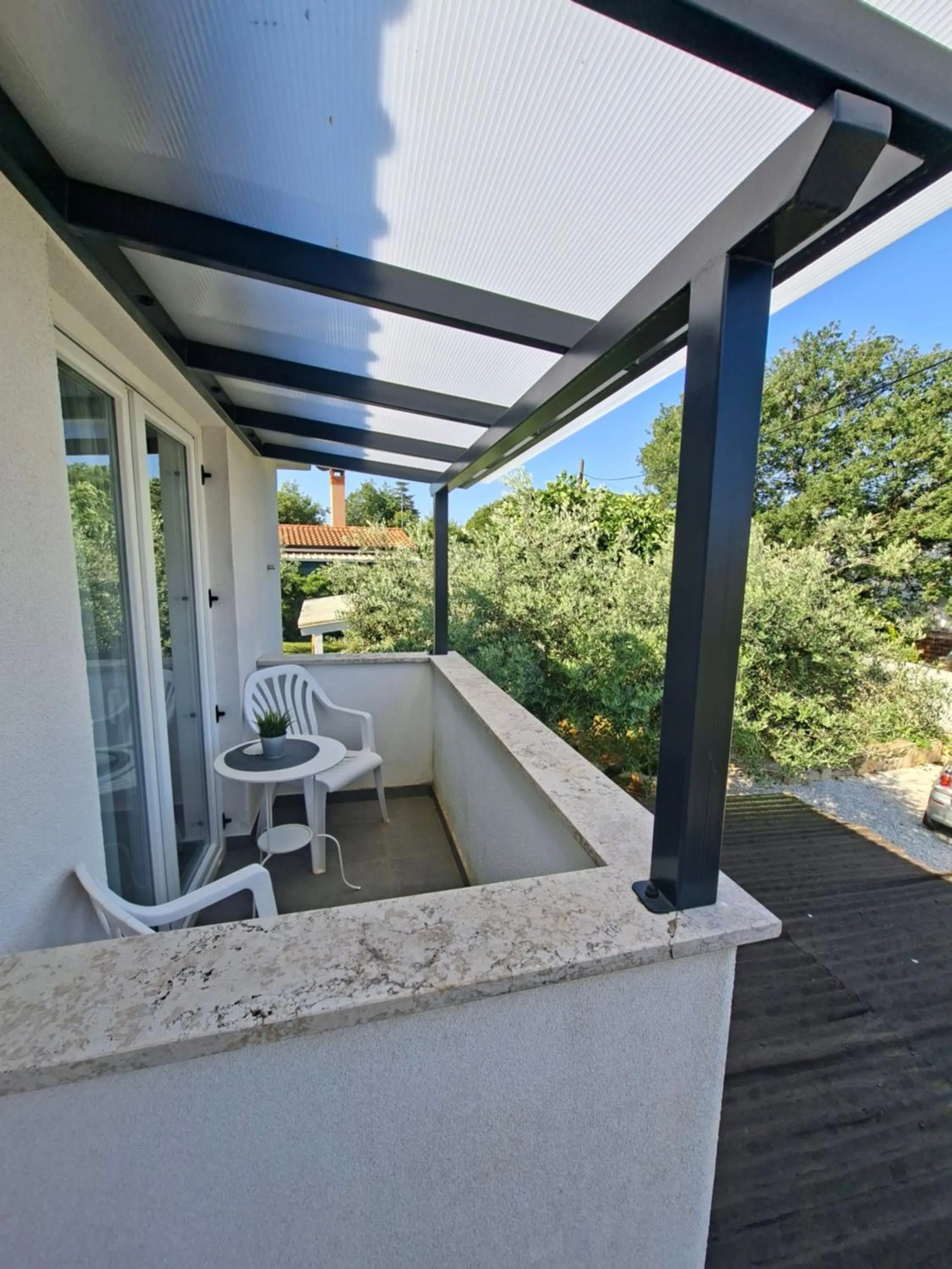 Balcony/Terrace in Martina Guest house-Rooms