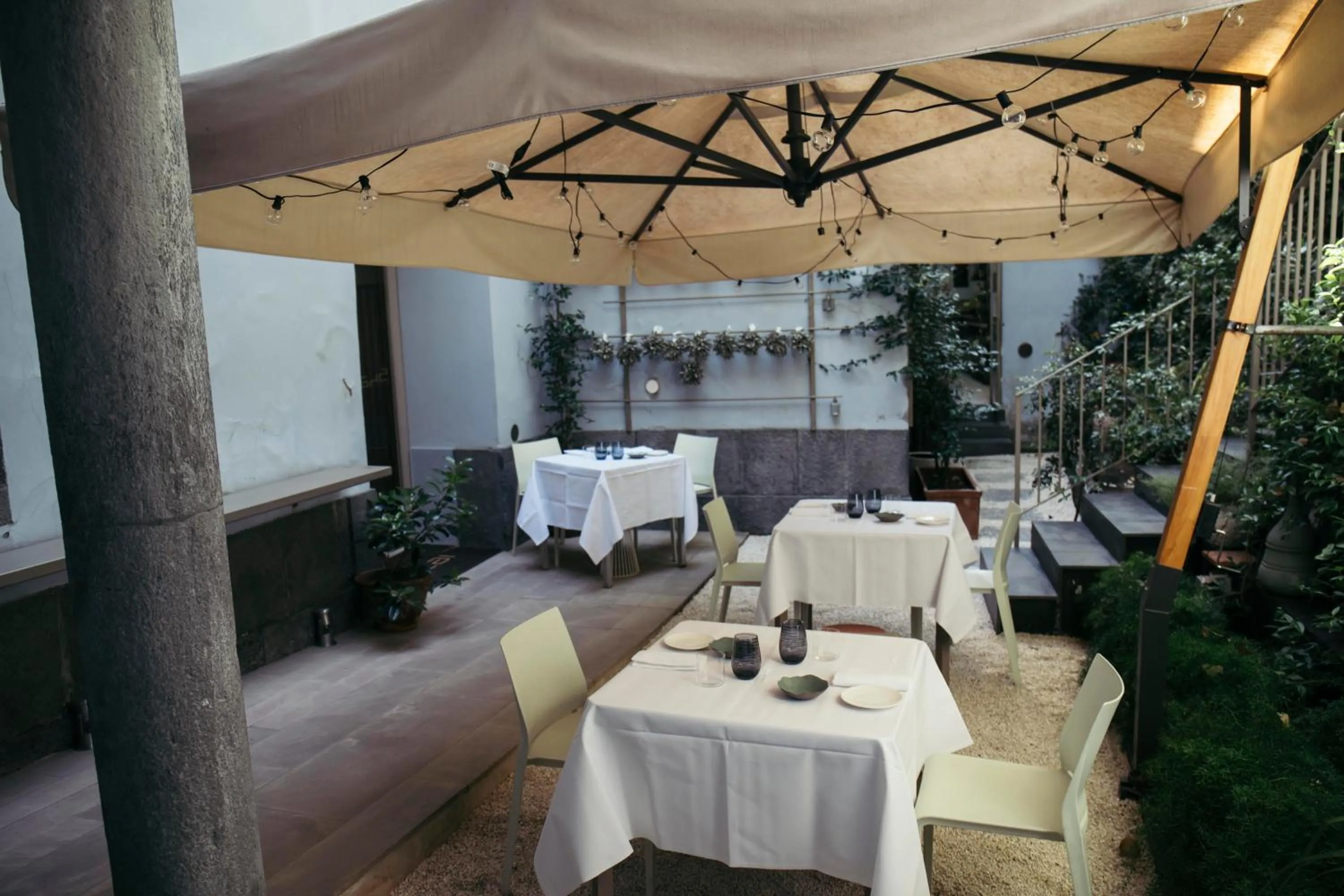 Inner courtyard view in Shalai - Exclusive SPA and small gourmet hotel