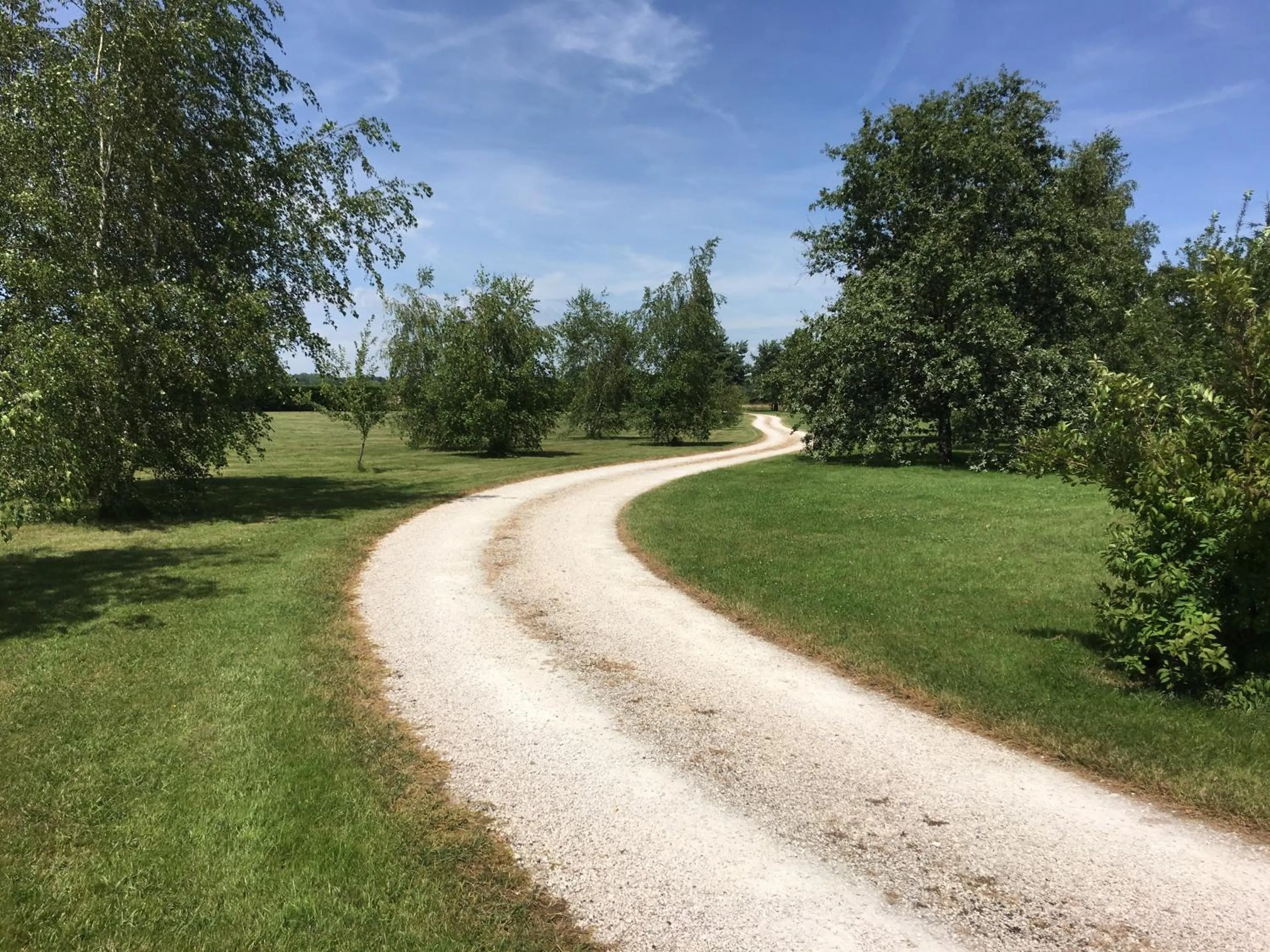 Garden view in La Levraudière