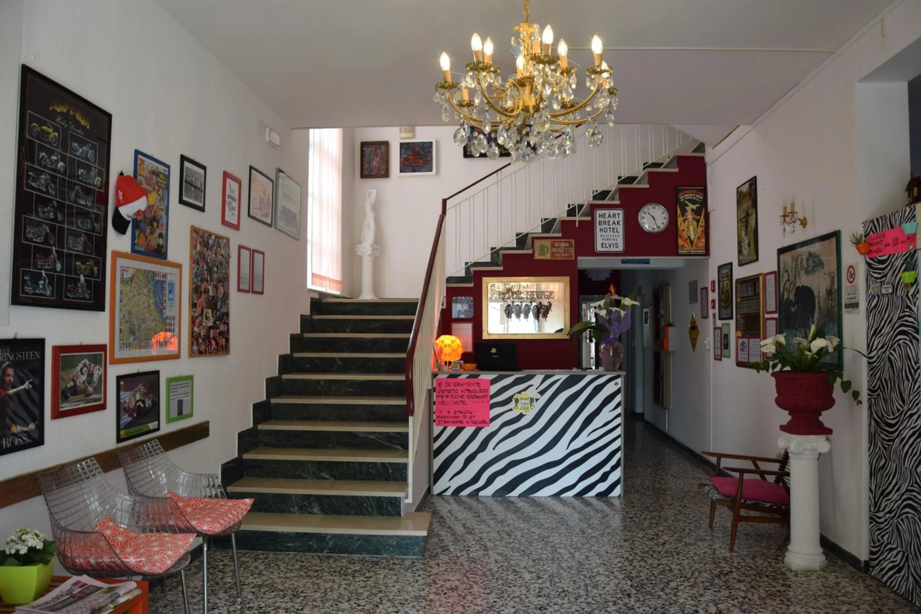 Lobby or reception in Hotel Villa Elia