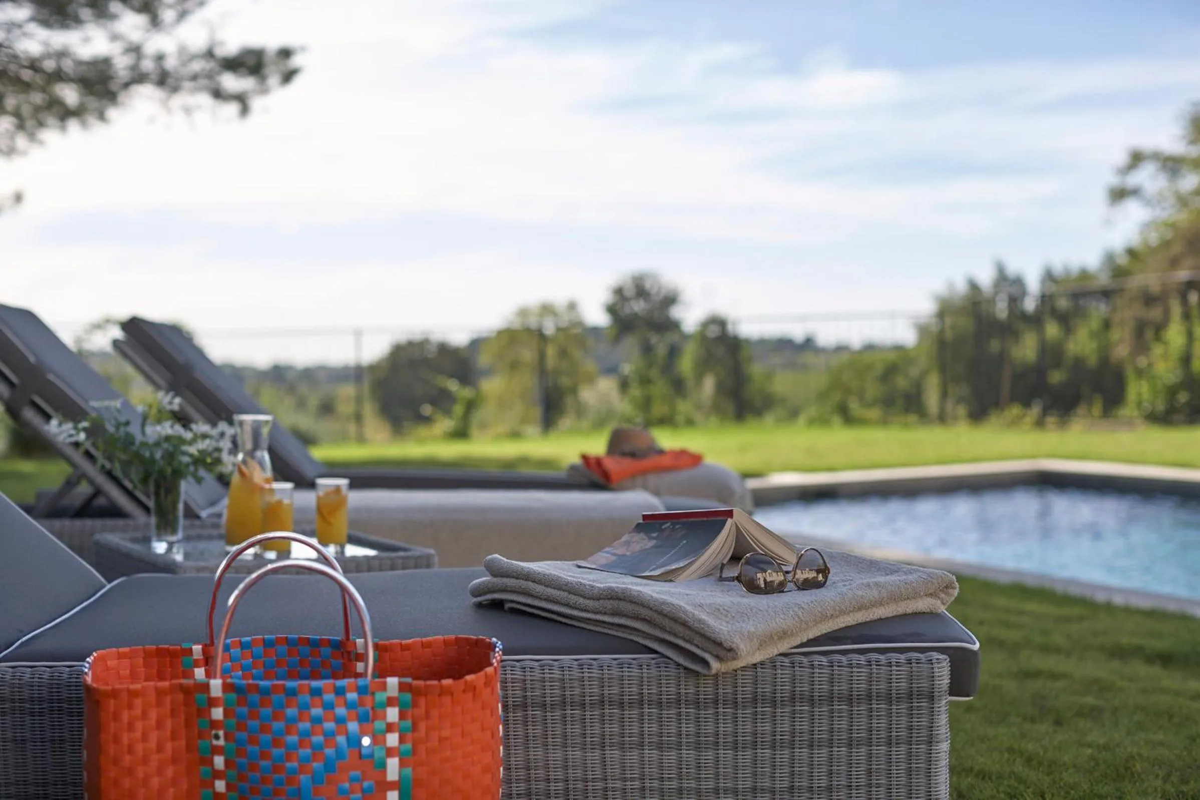 Garden in Château St Pierre de Serjac