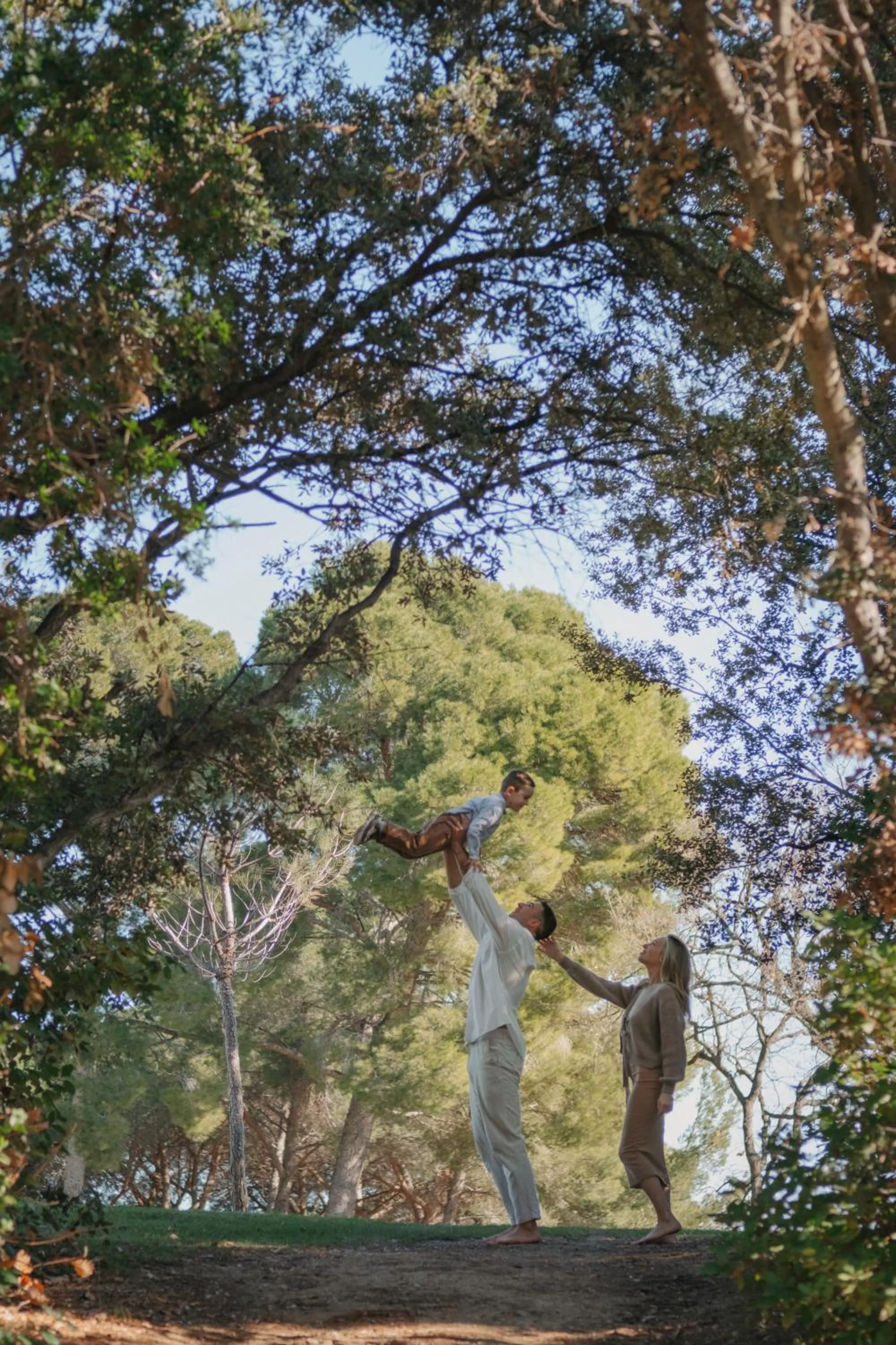 Family in Château St Pierre de Serjac