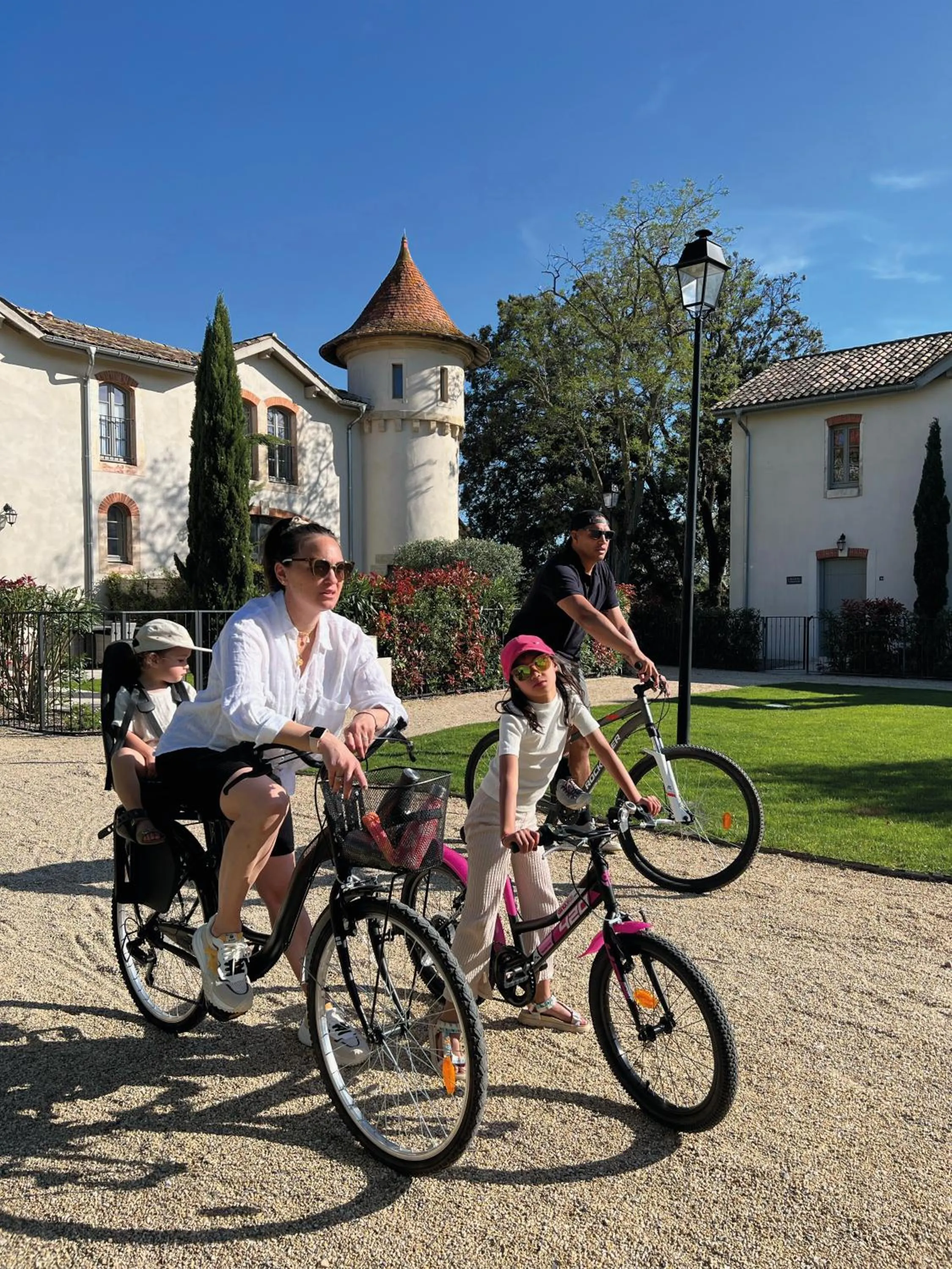 Cycling in Château St Pierre de Serjac