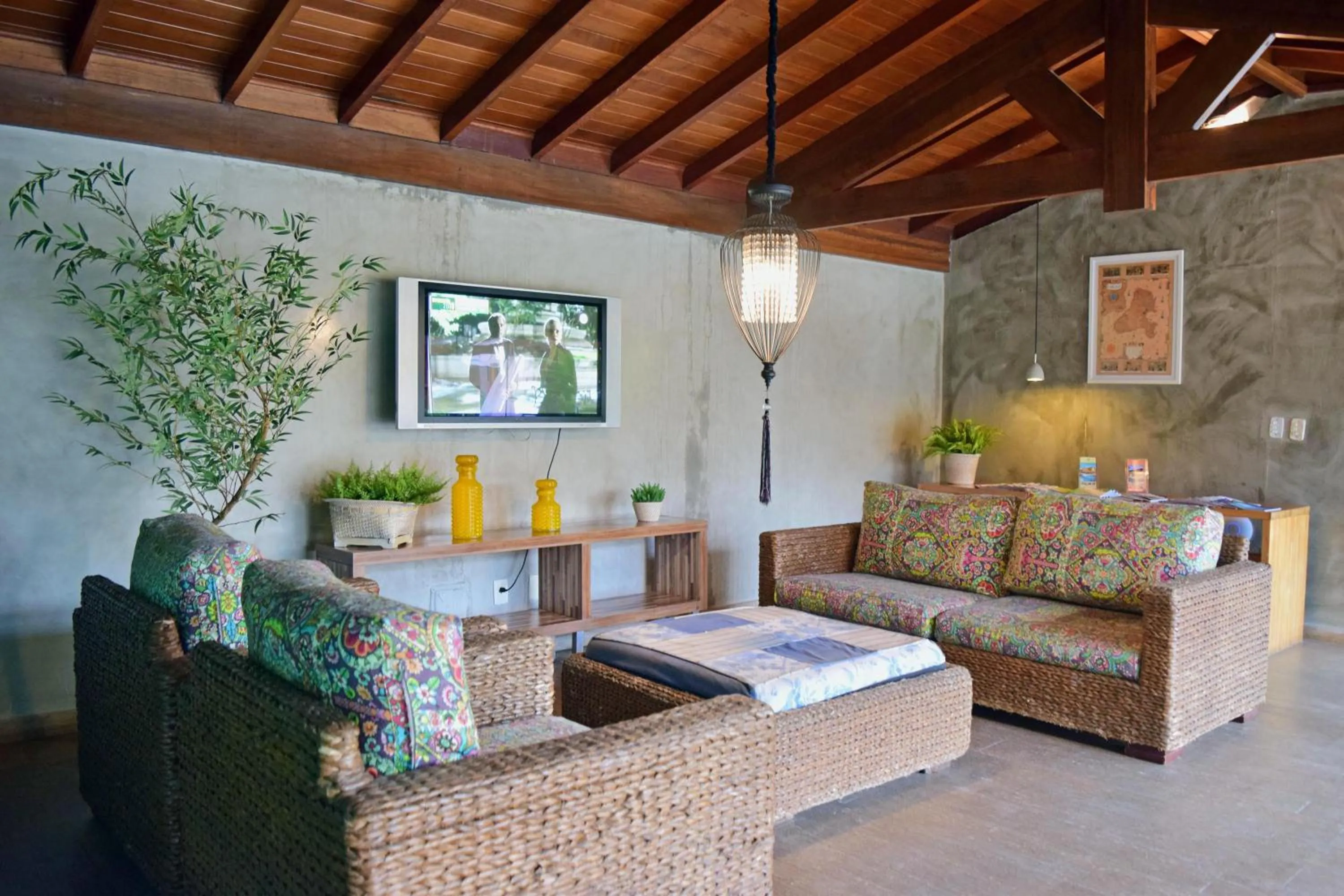 Seating area in Pousada Mais Bella