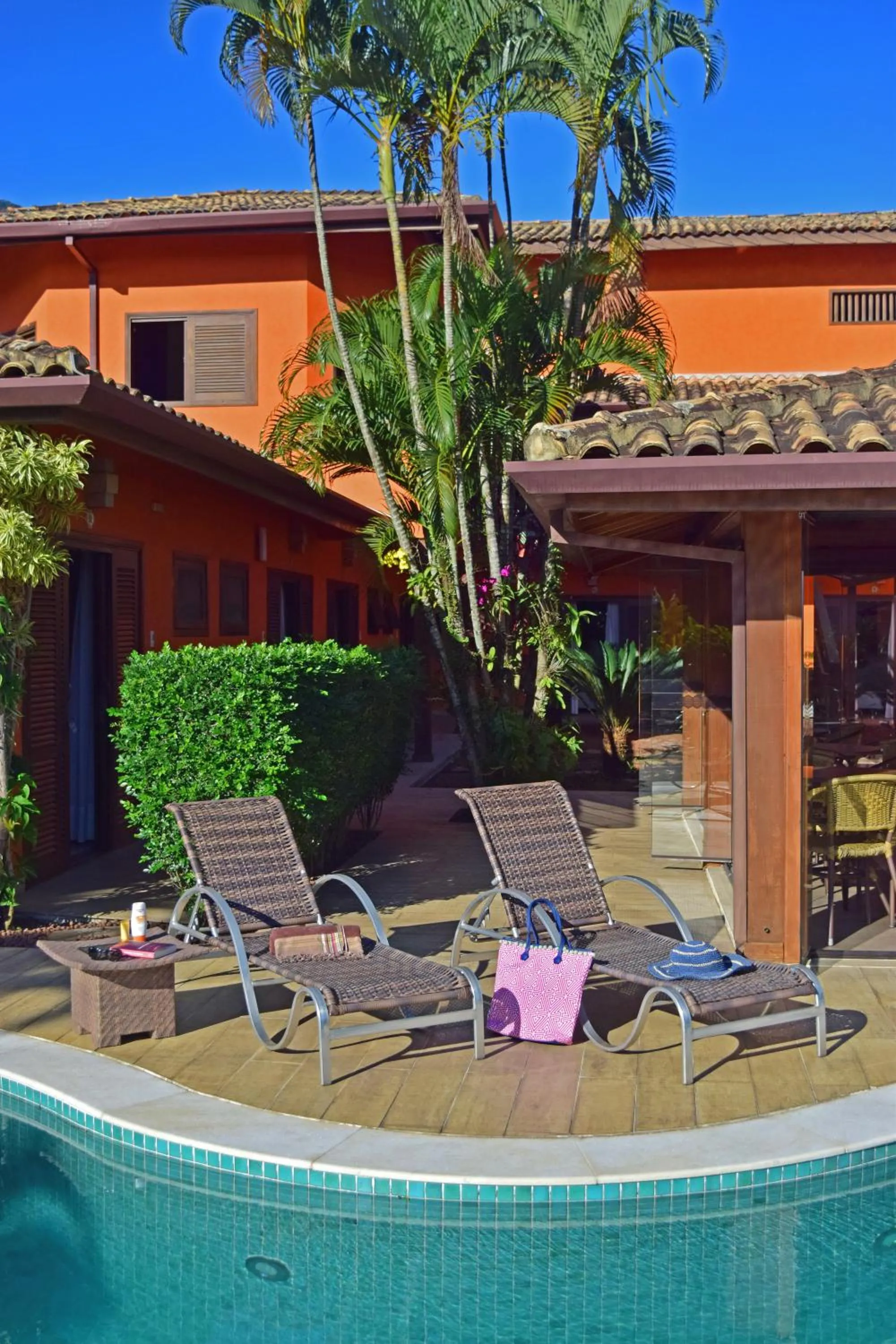 Swimming pool in Pousada Mais Bella