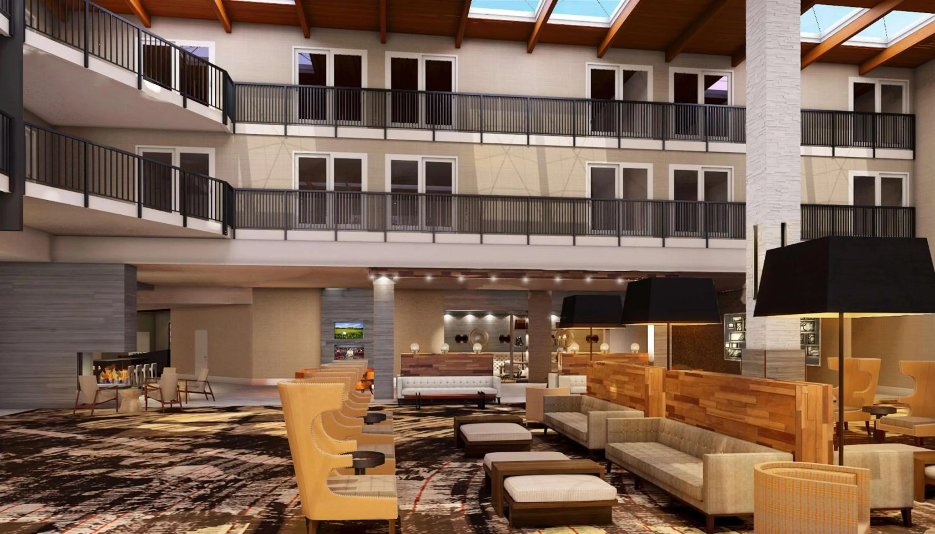 Living room in Doubletree By Hilton Mt. Vernon