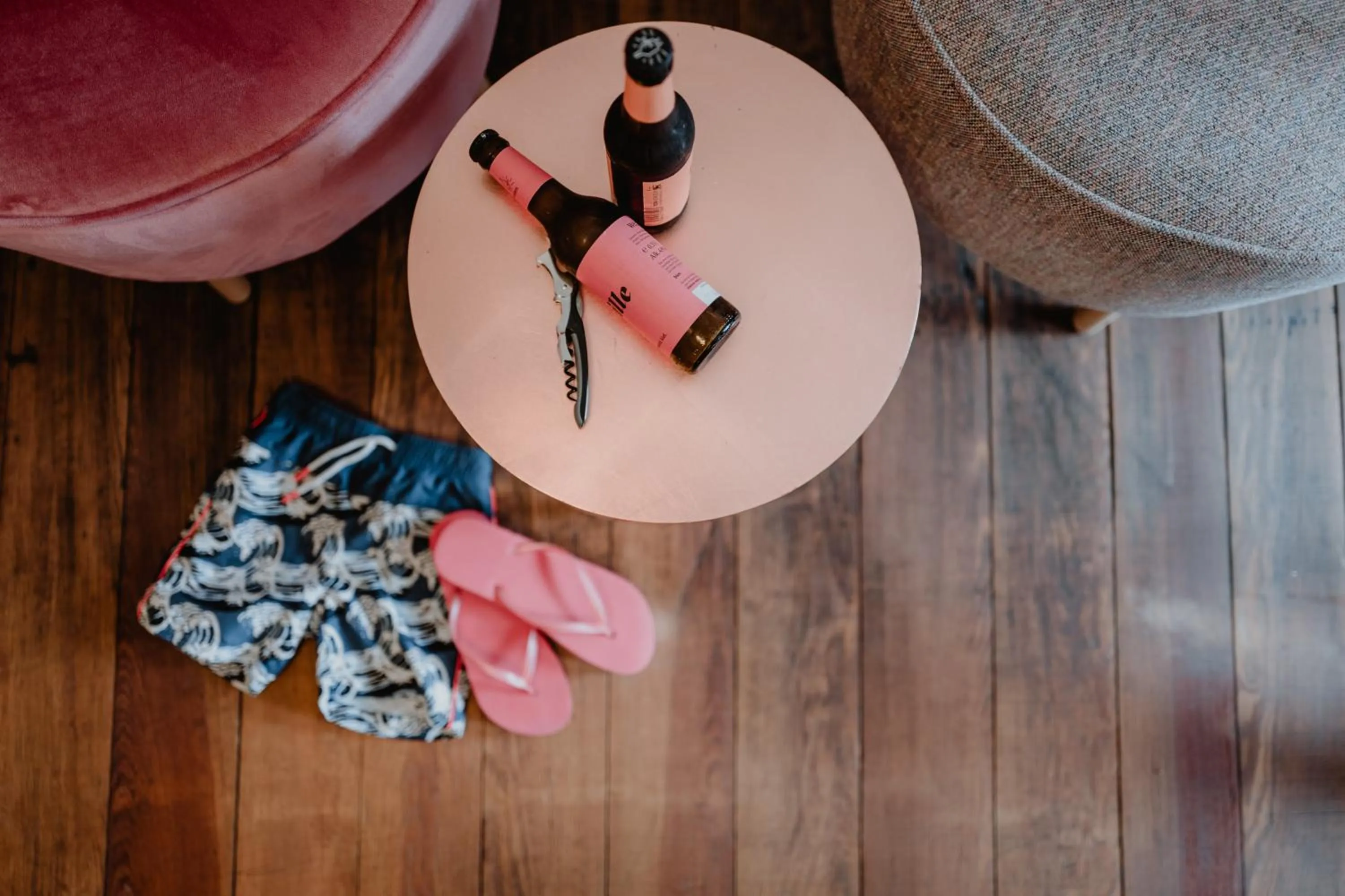 Seating area in Hotel 'Das Strandhaus'