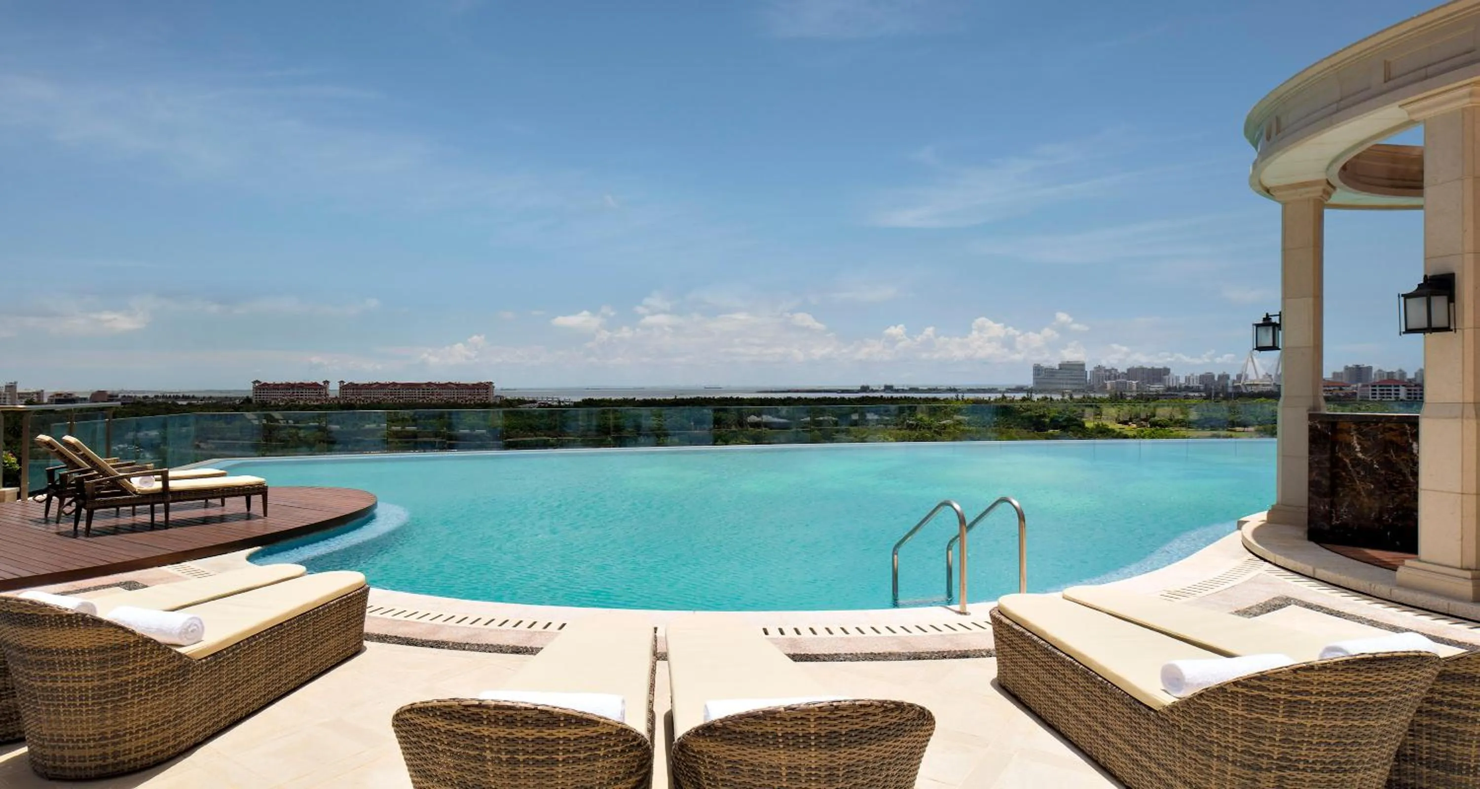 Swimming pool in The Langham Haikou